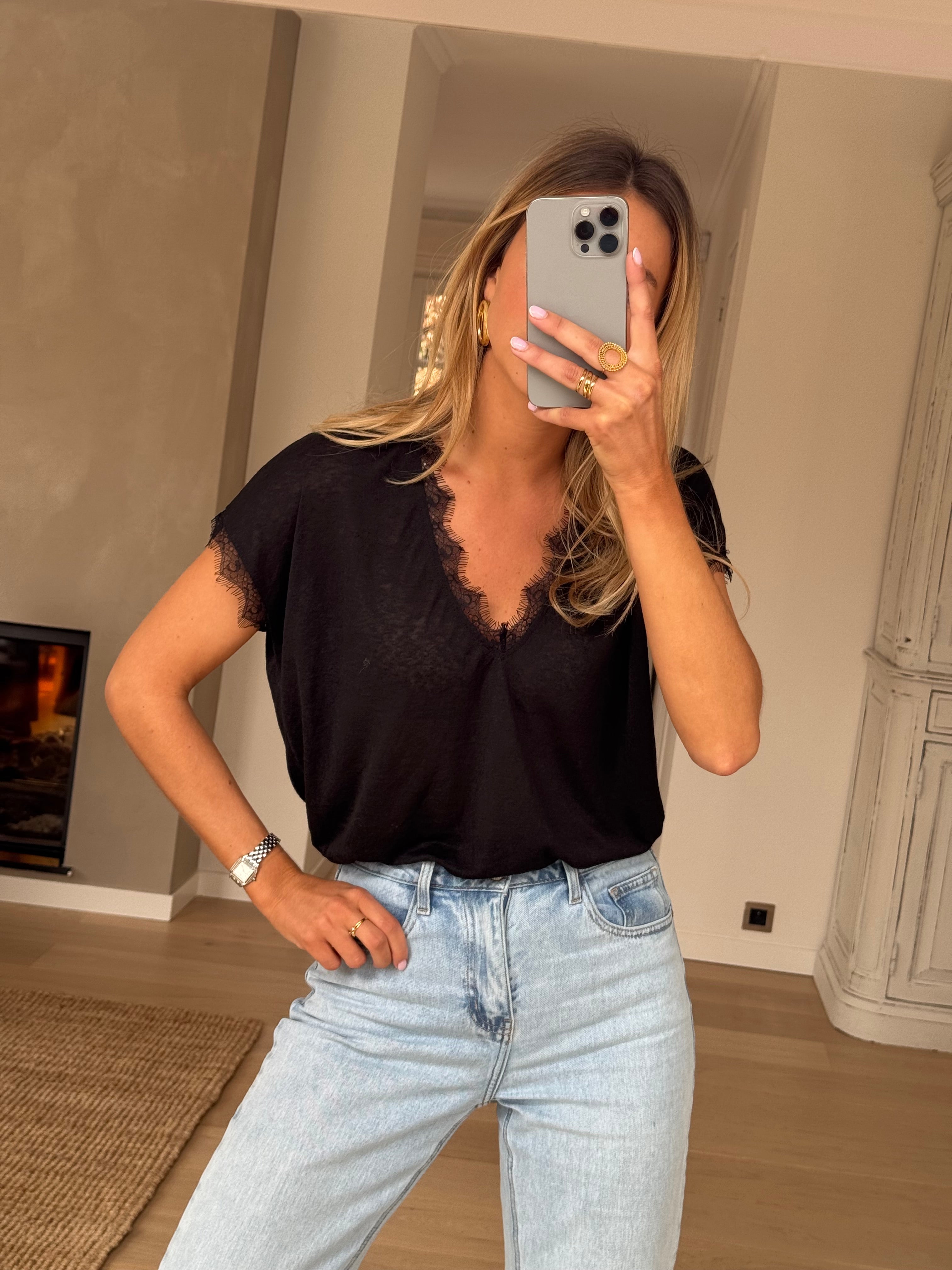 T-shirt noir Soho
