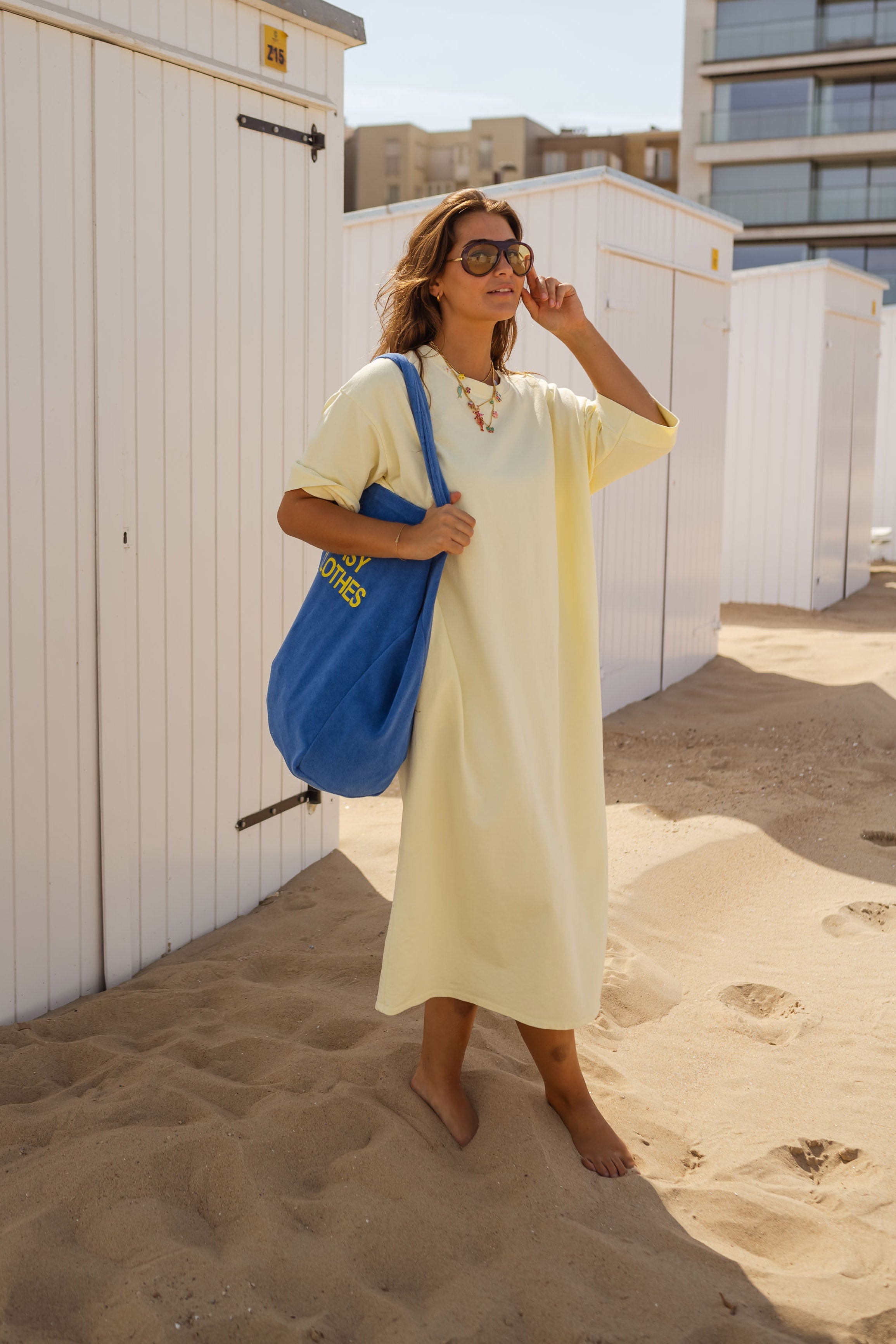 Sac de plage bleu Easy Clothes