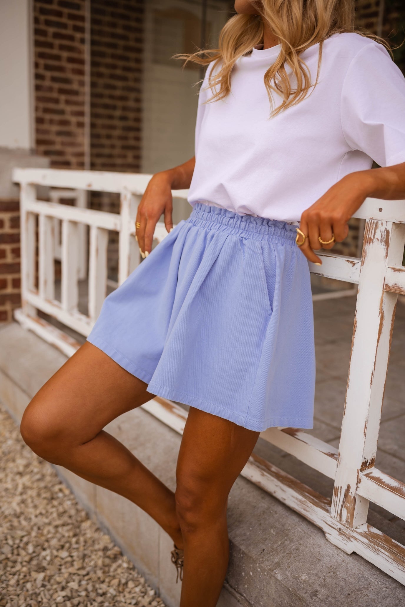 Short Erica bleu
