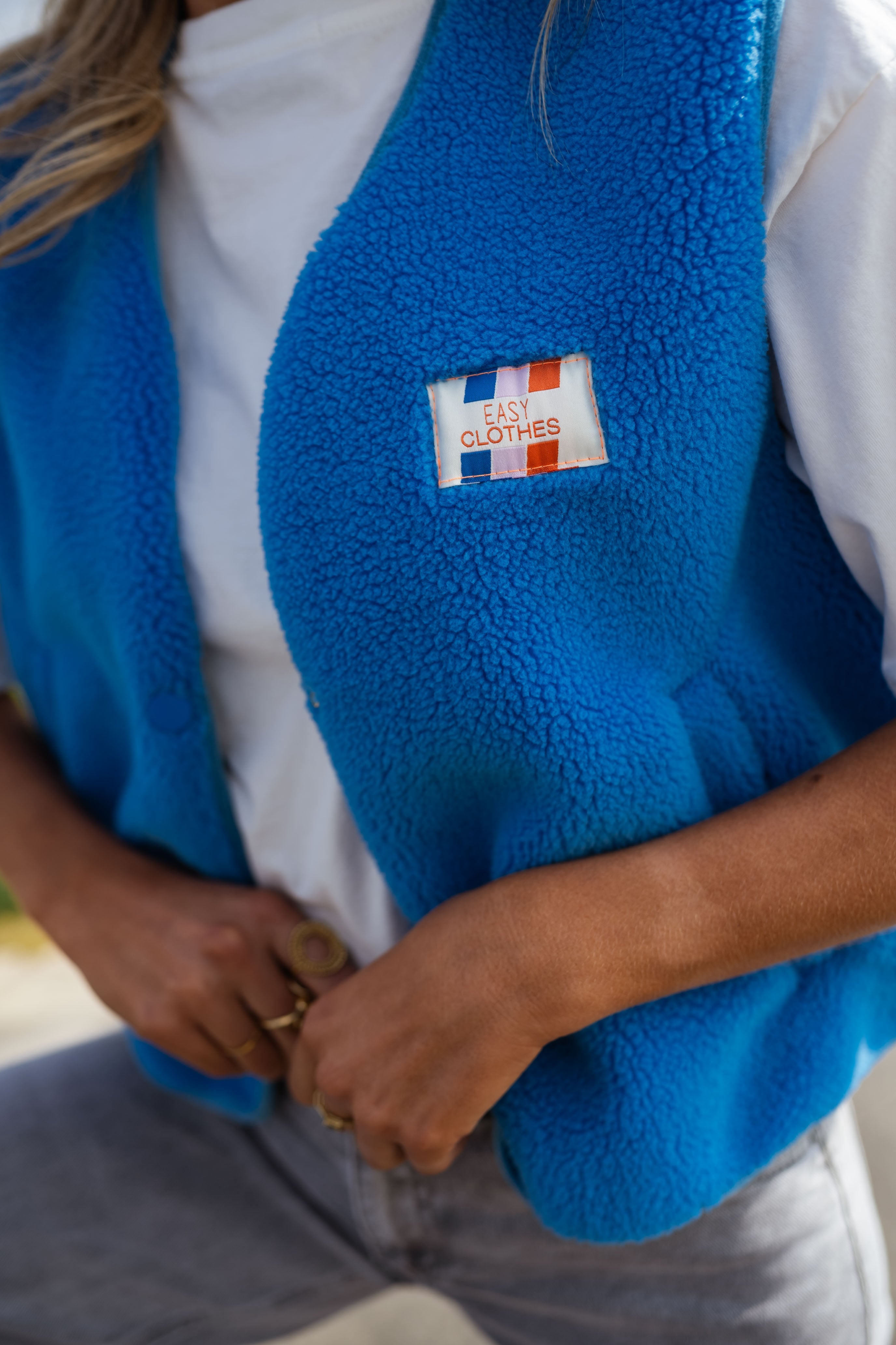 Gilet bleu Melanie