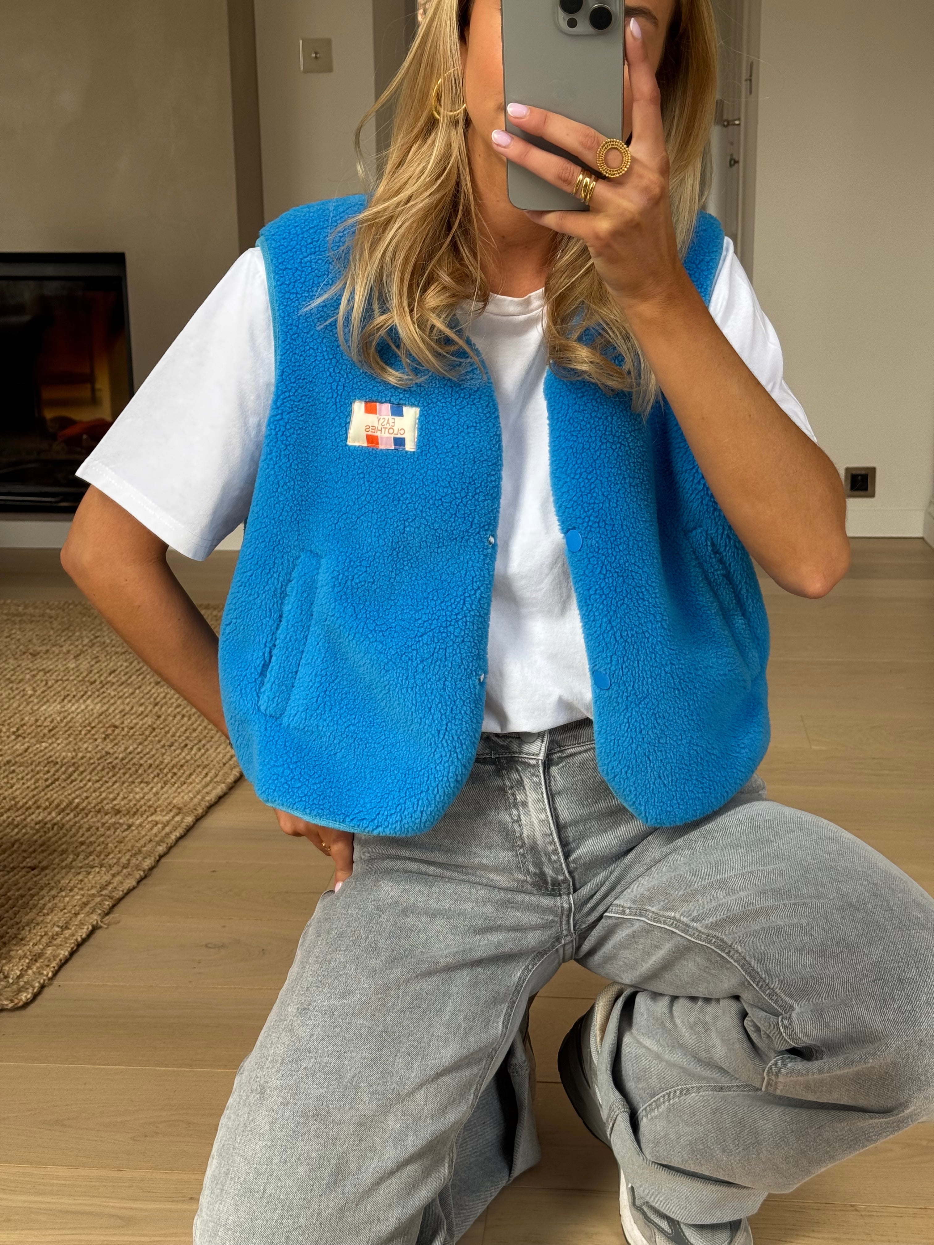 Gilet bleu Melanie