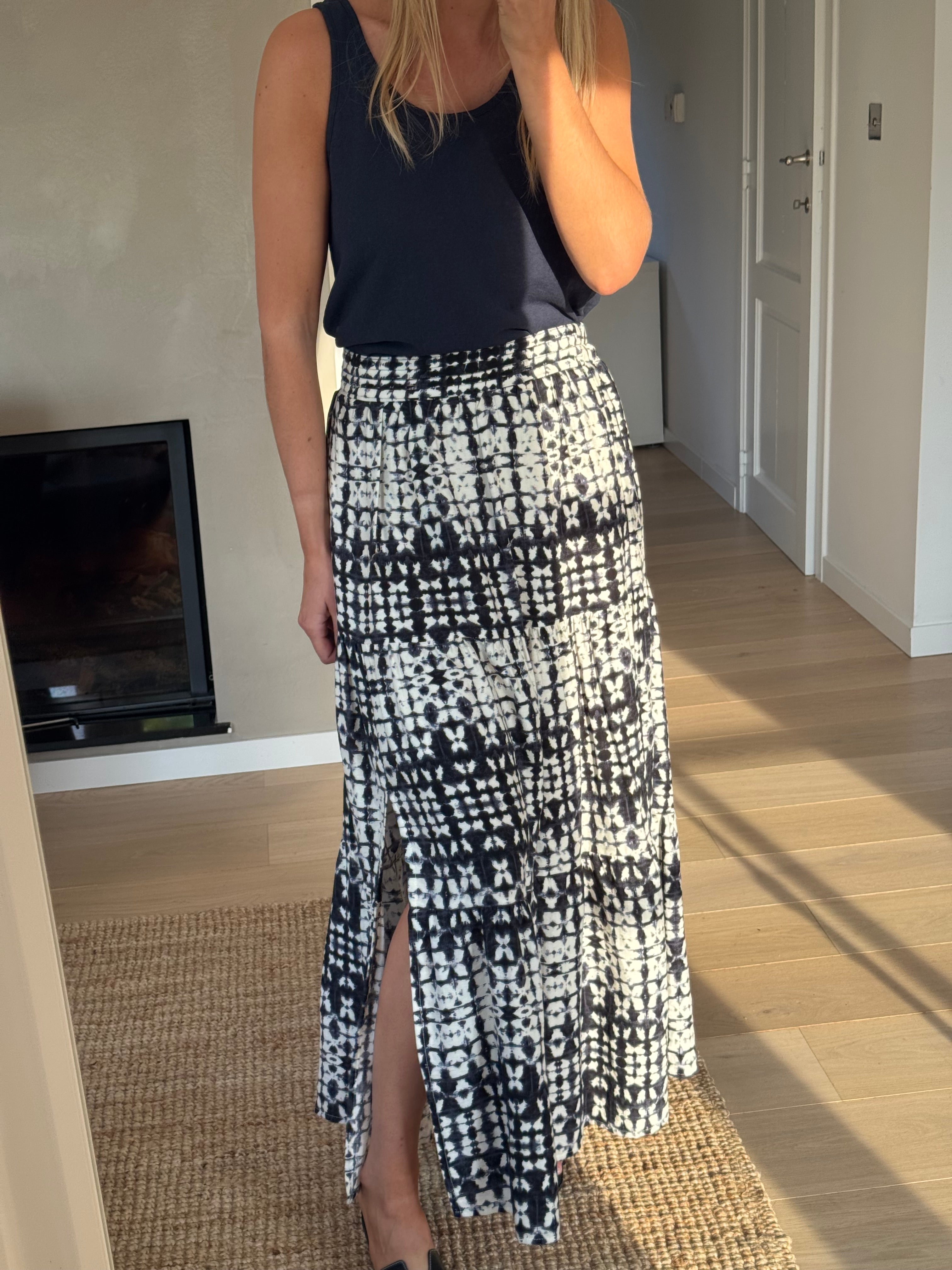 Jupe Gaelle Tie-Dye bleue