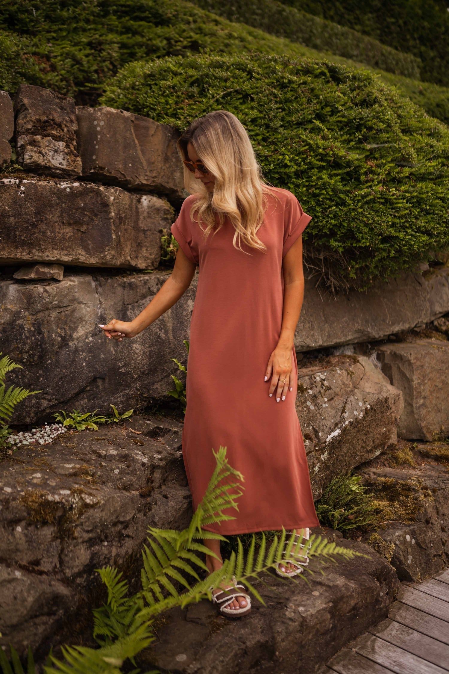 Robe Lyana en brique