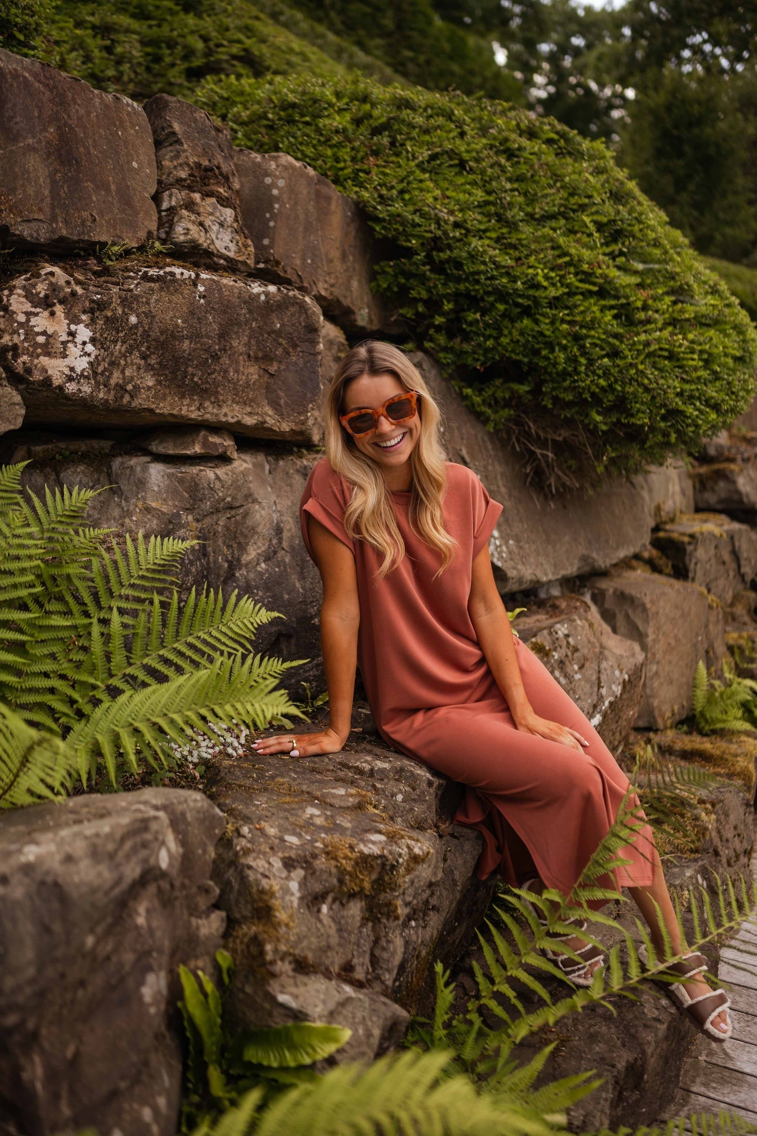 Robe Lyana en brique