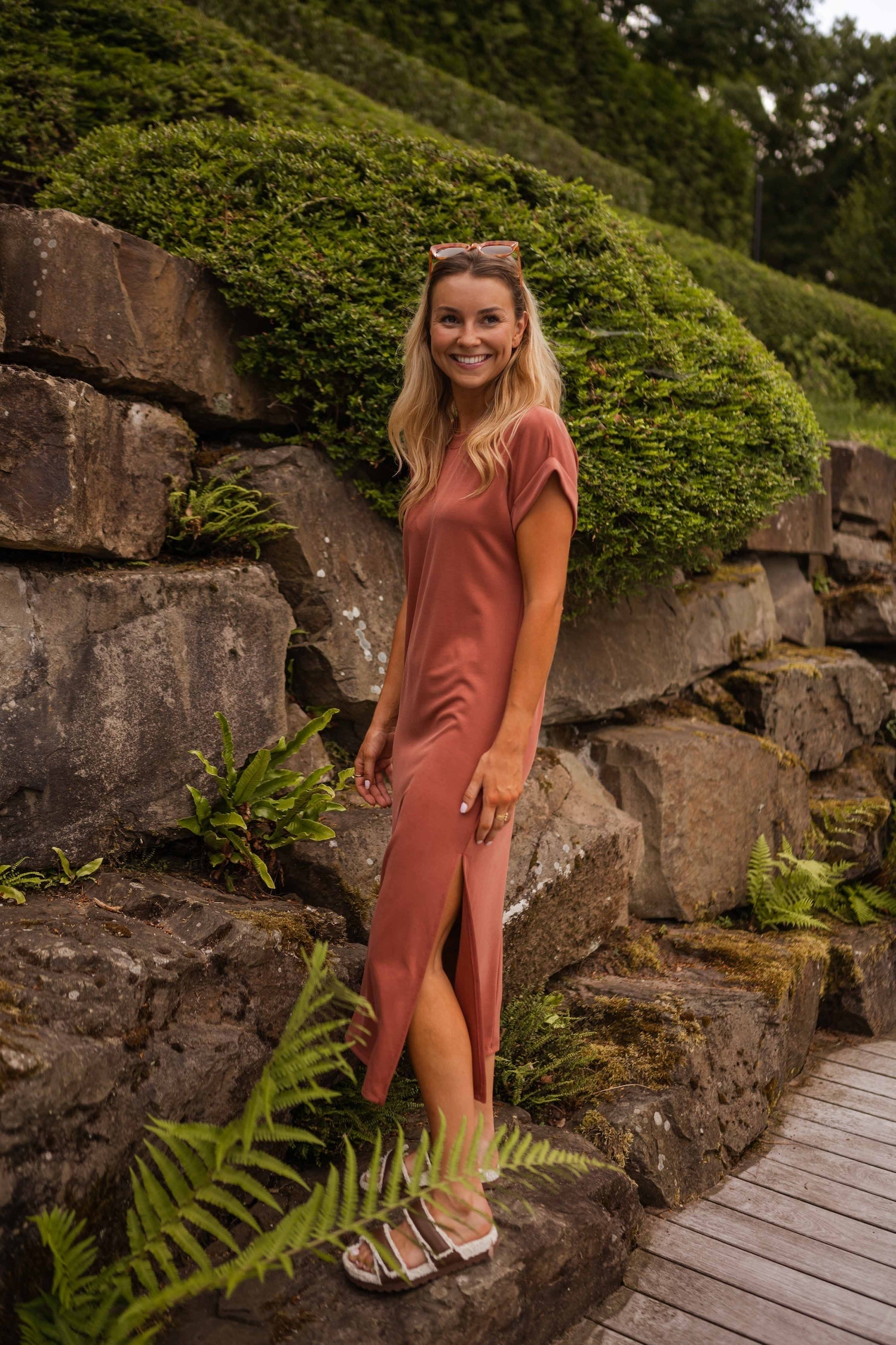 Robe Lyana en brique