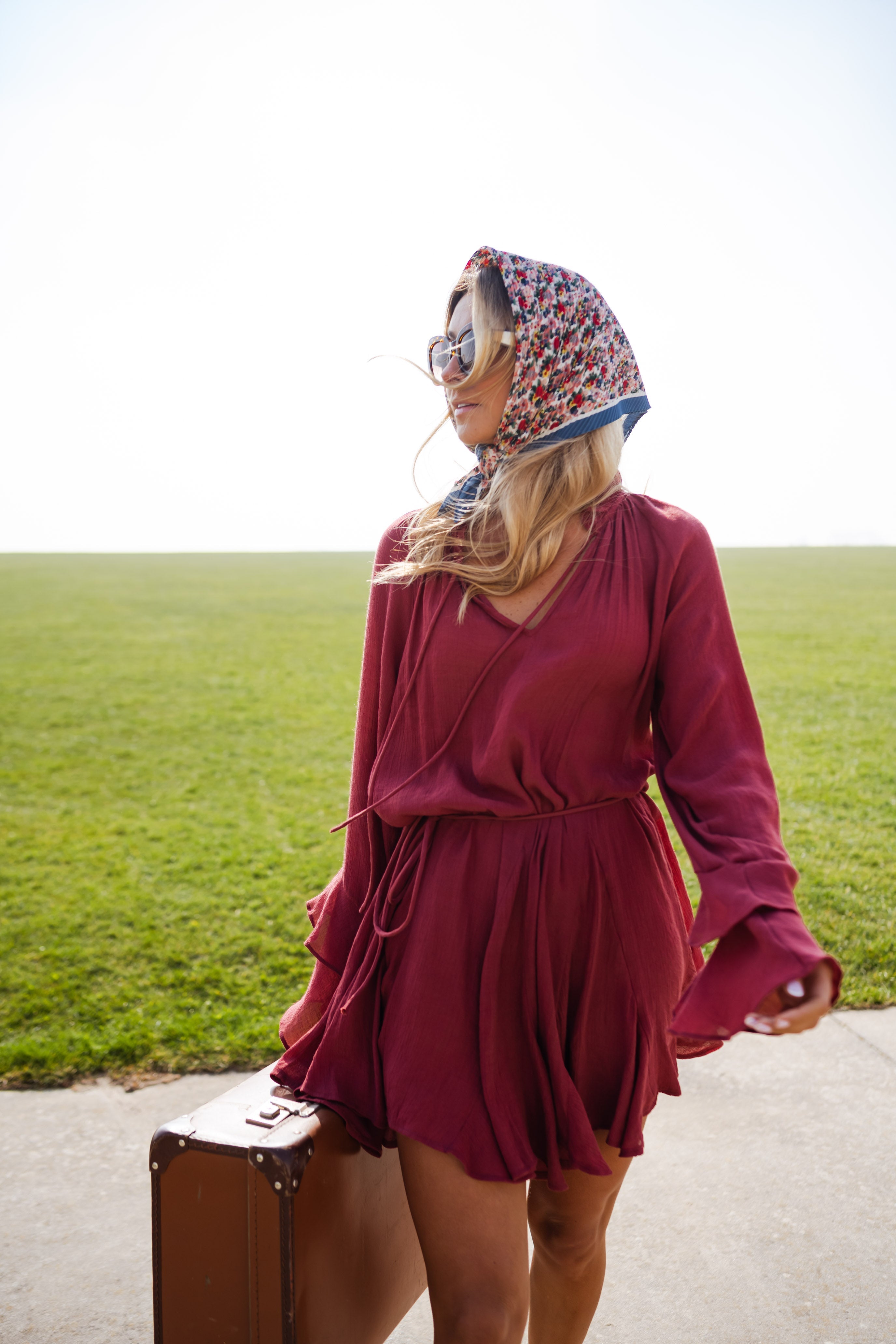 Robe brique Zora