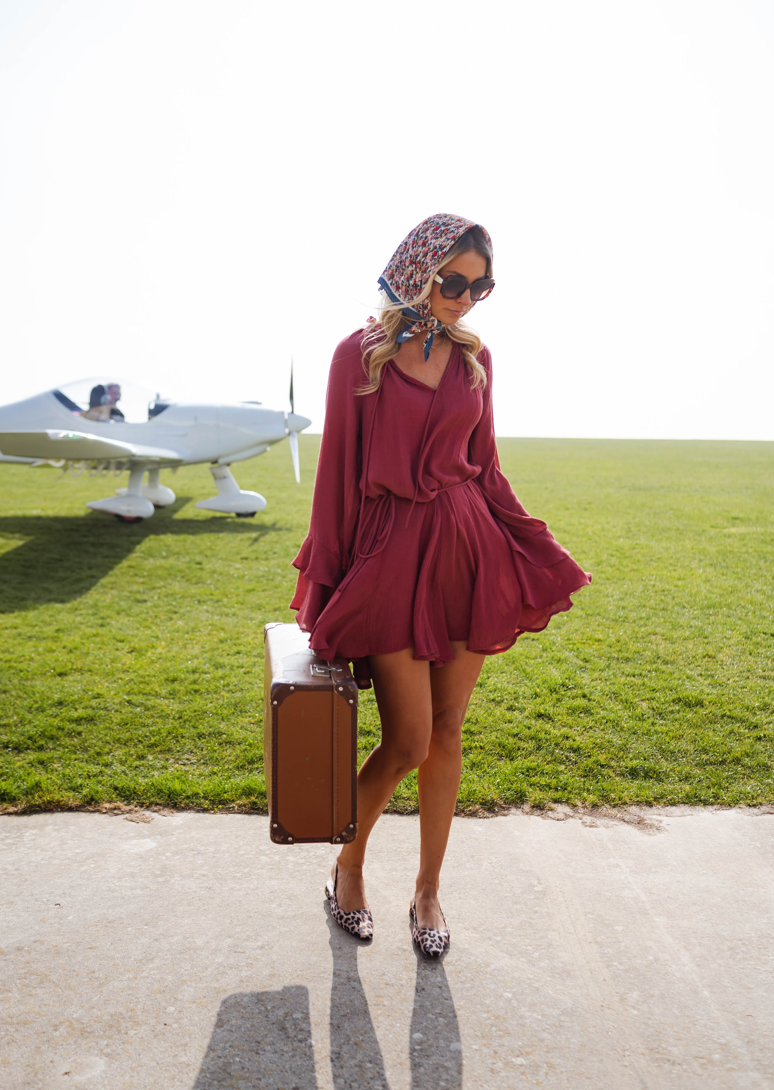 Robe brique Zora