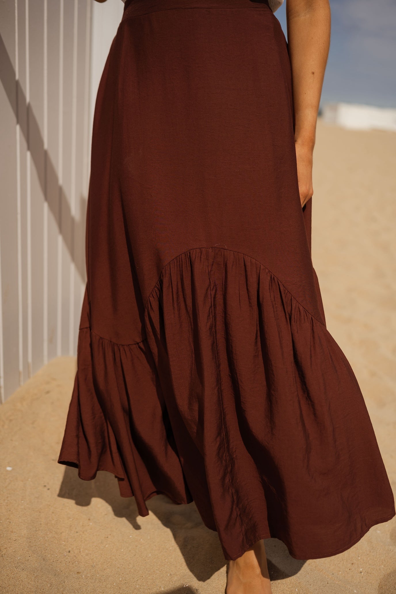 Jupe Manhattan marron