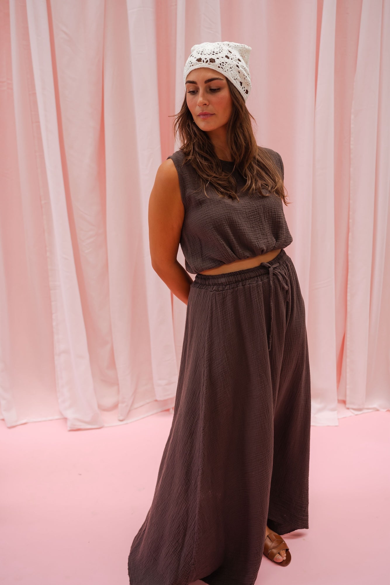 Jupe Alyssa en chocolat