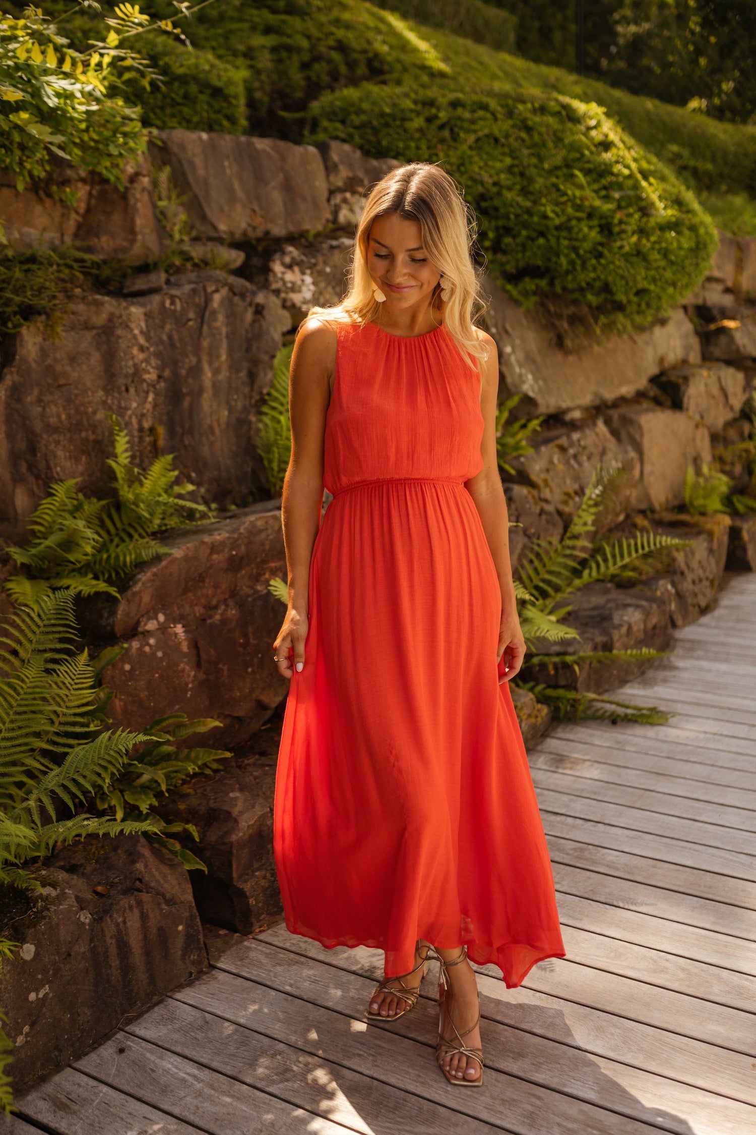 Robe Ana corail