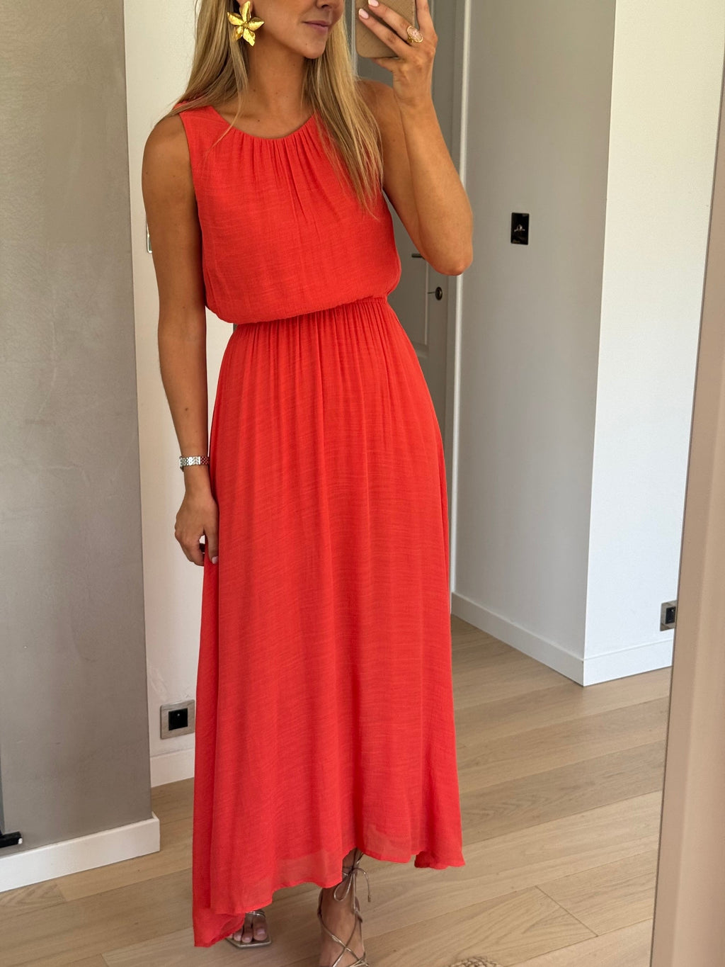 Robe Ana corail