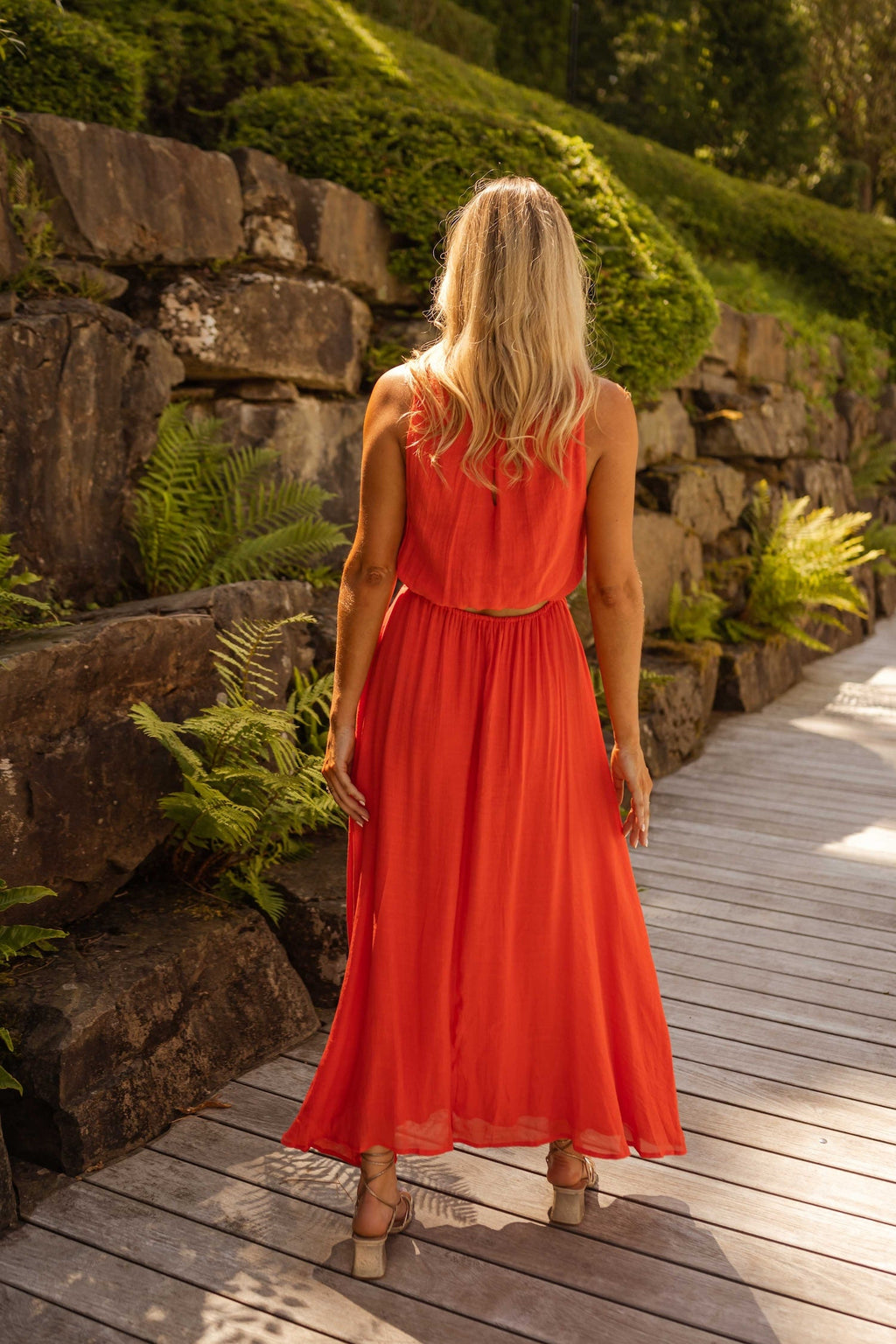 Robe Ana corail
