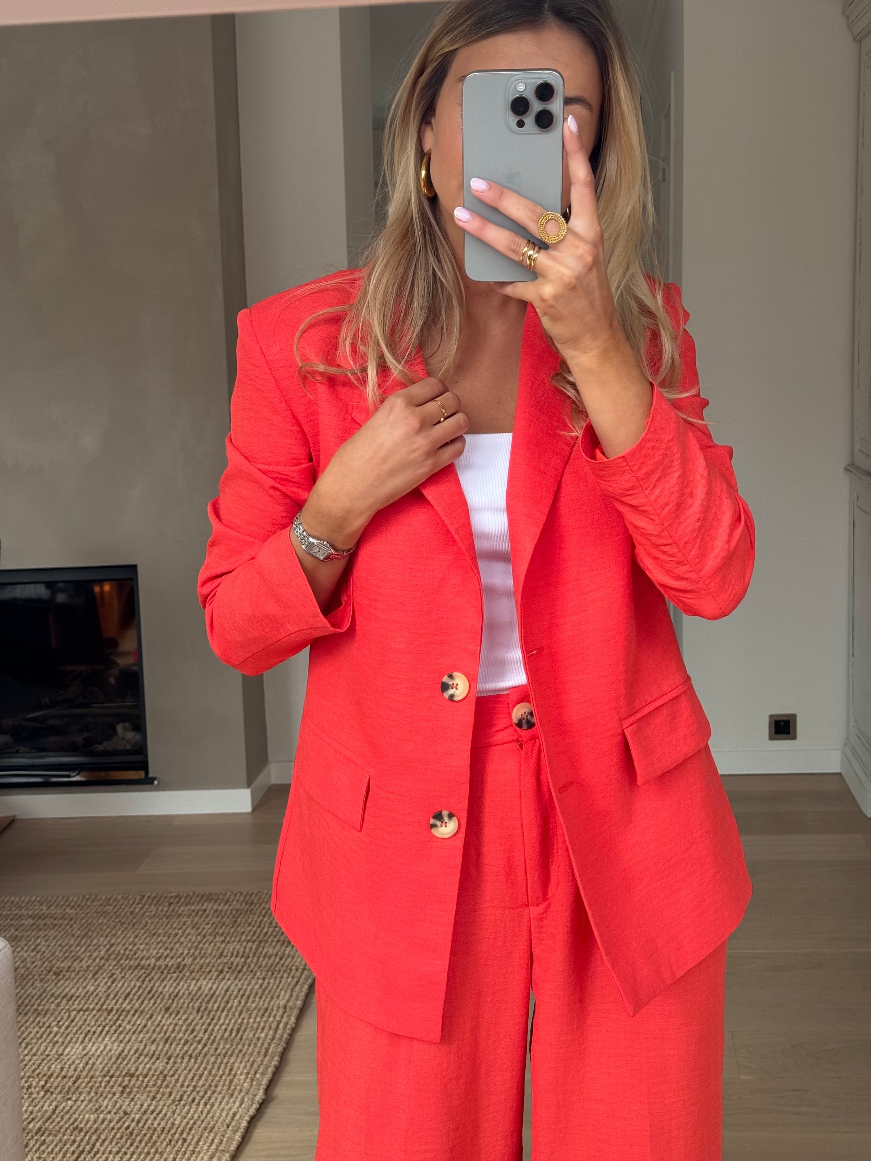 Blazer Boss corail