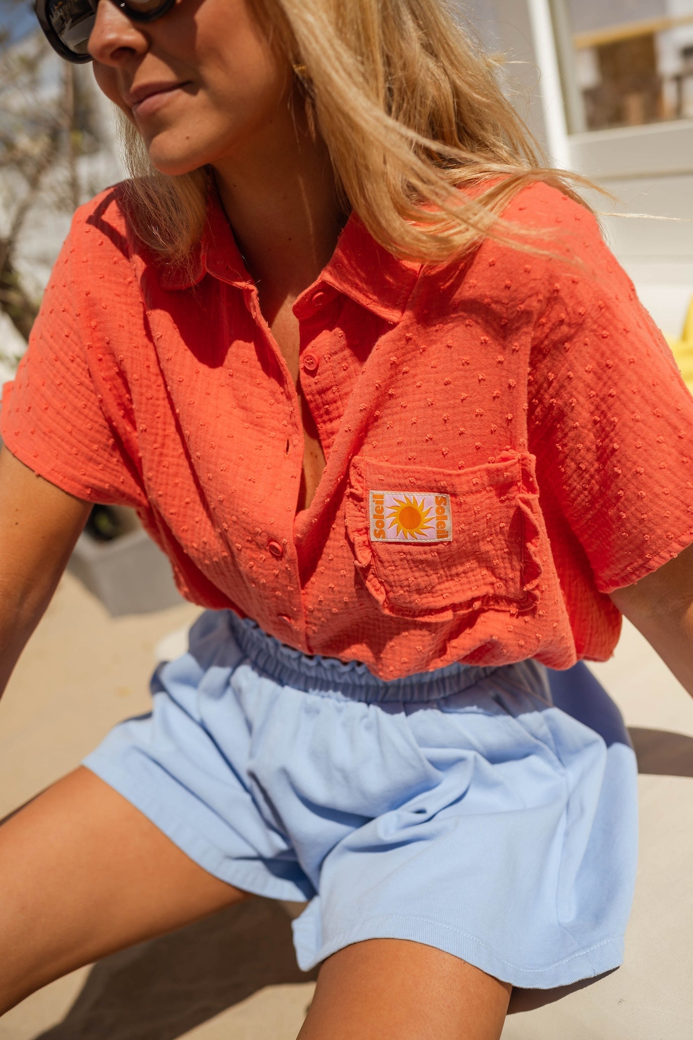 Chemise Jakie corail