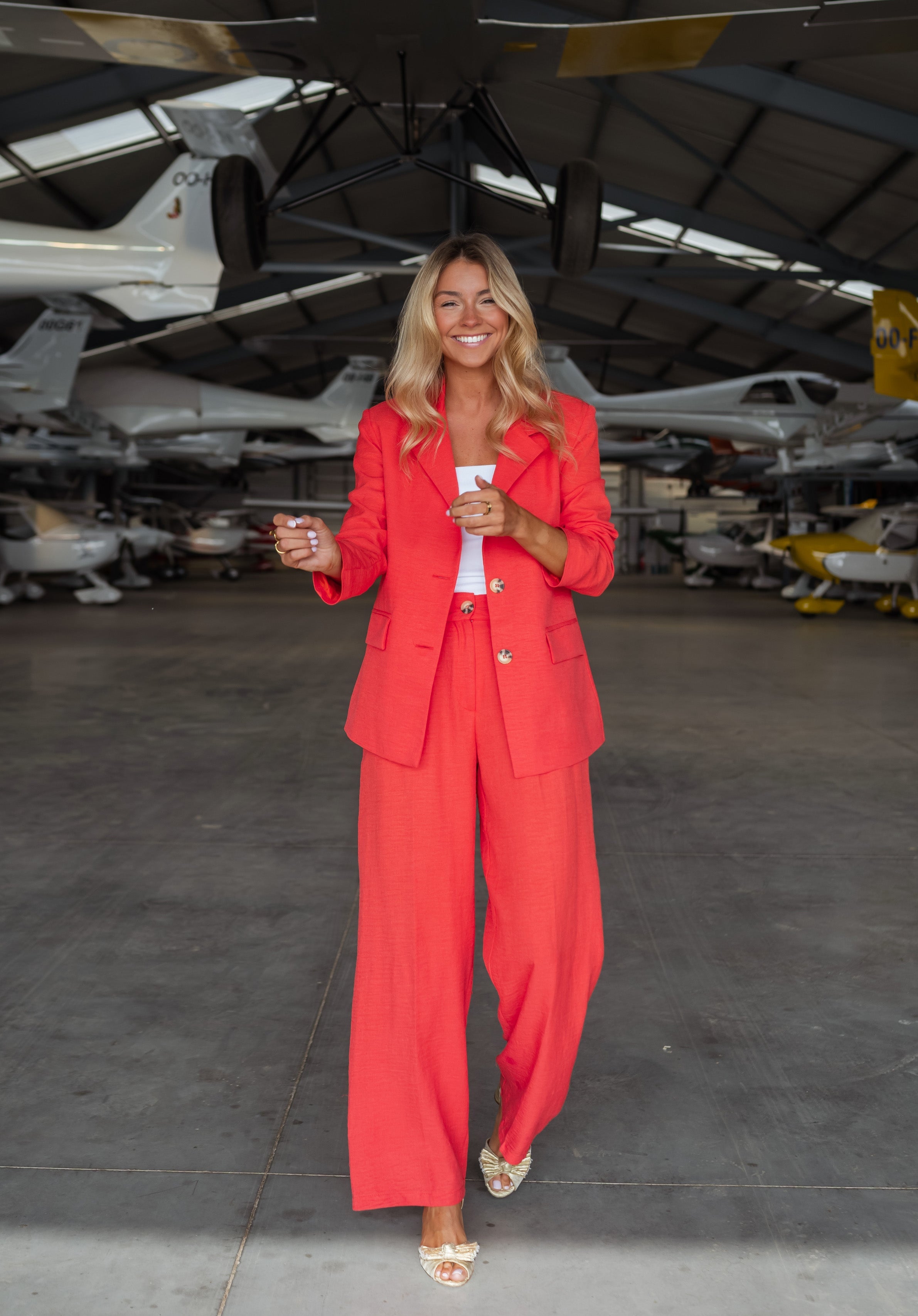 Pantalon corail Thaly