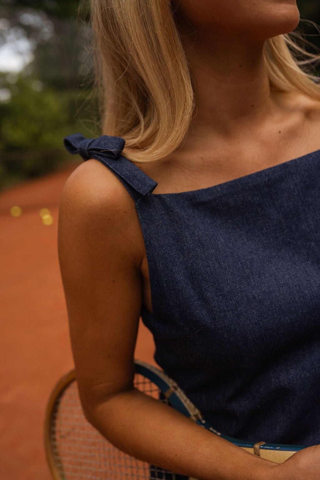 Robe en jean bleu foncé Melodie