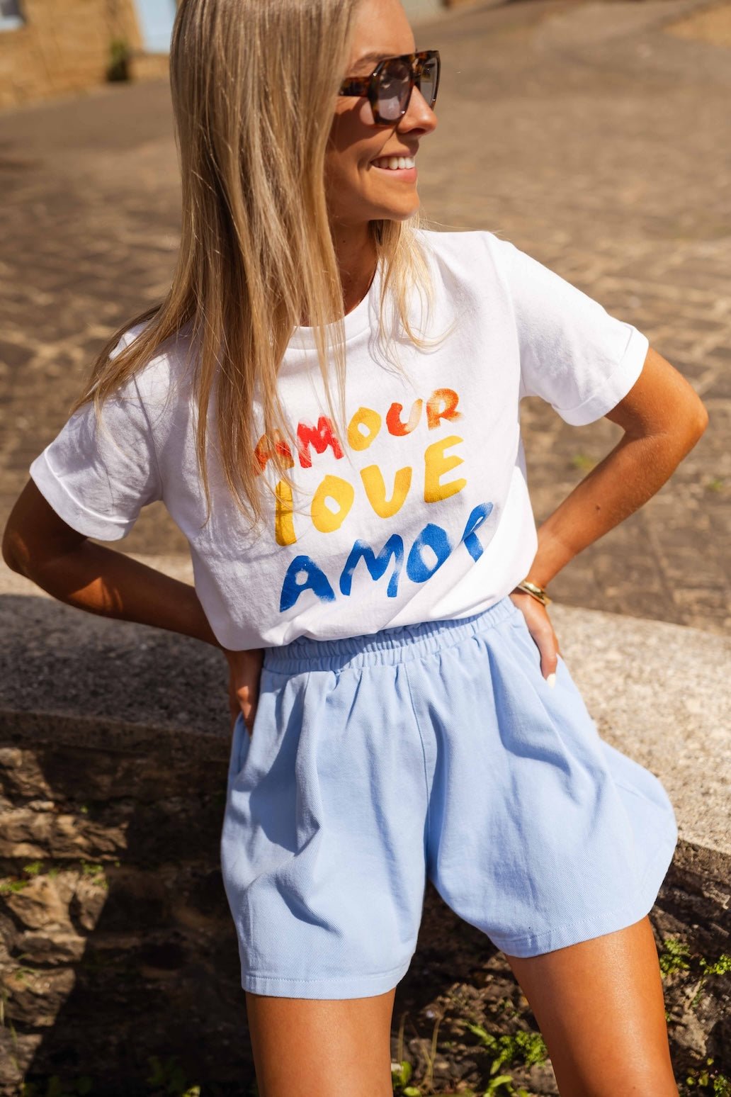 T-shirt écru Amor