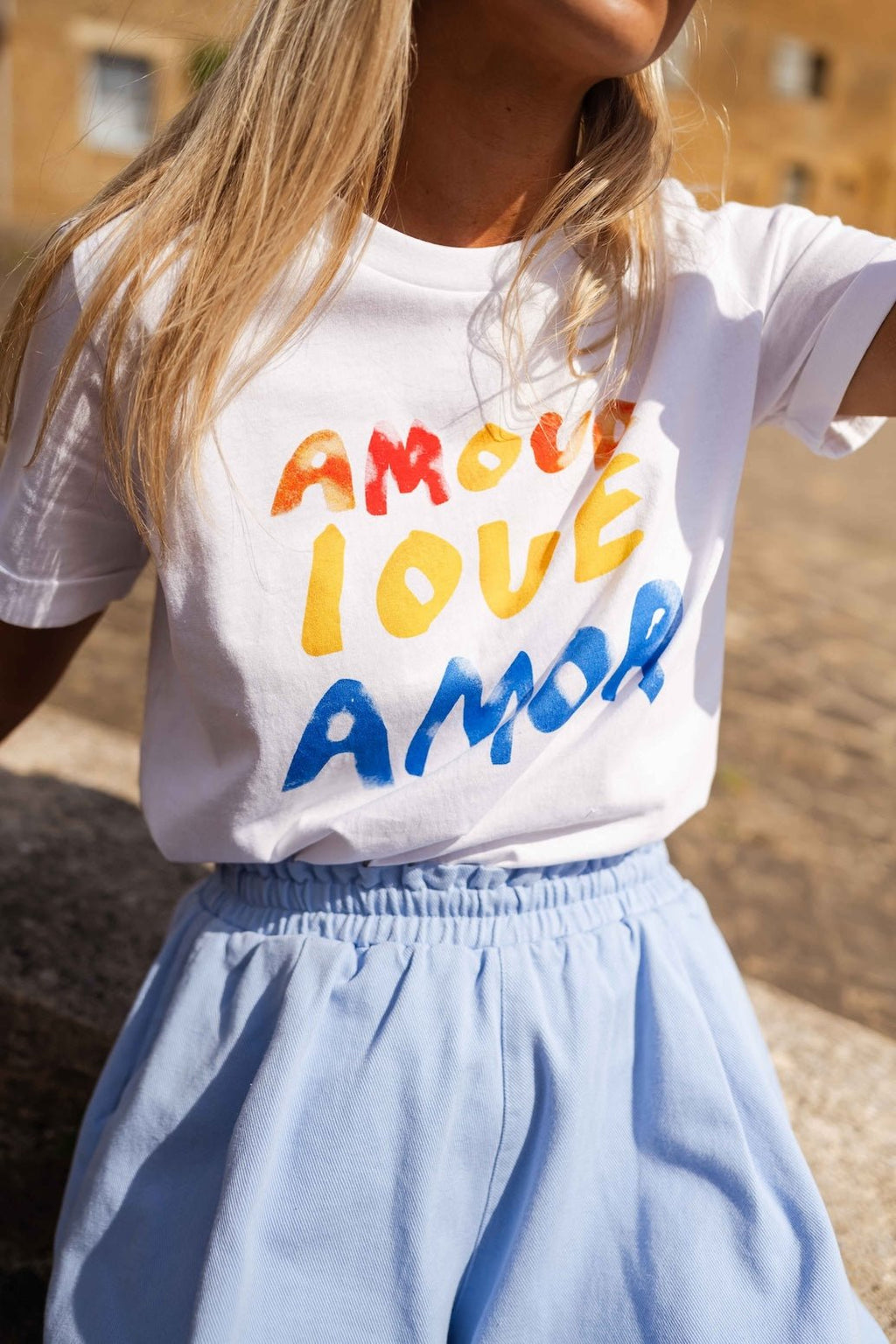T-shirt écru Amor