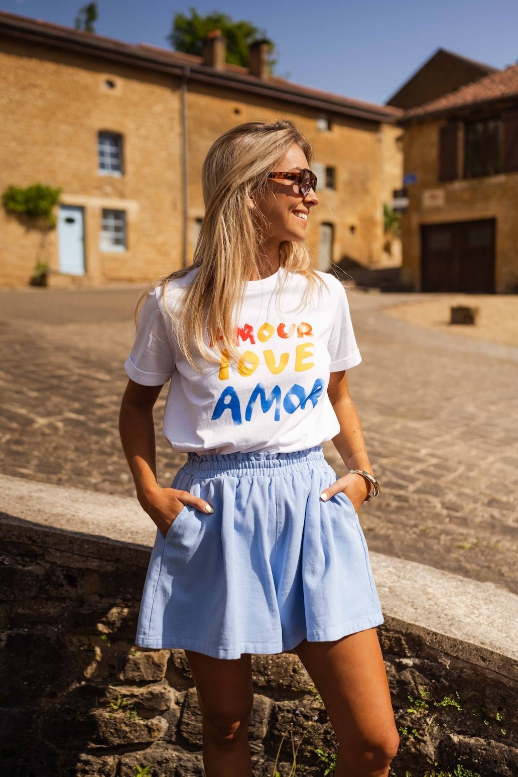 T-shirt écru Amor