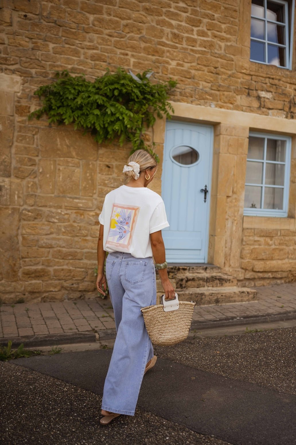 T-shirt Oiseau écru