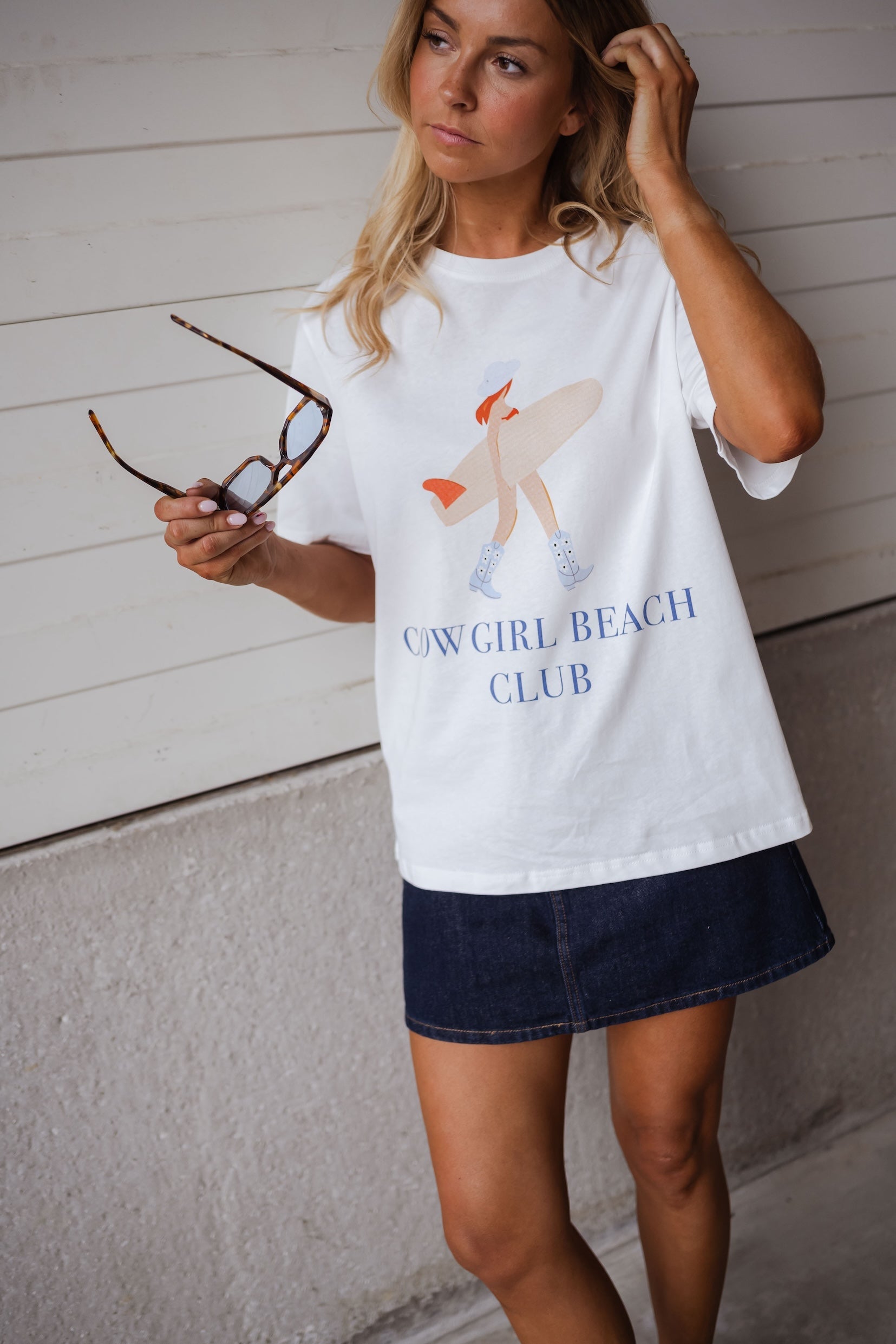 T-shirt écru Cowgirl