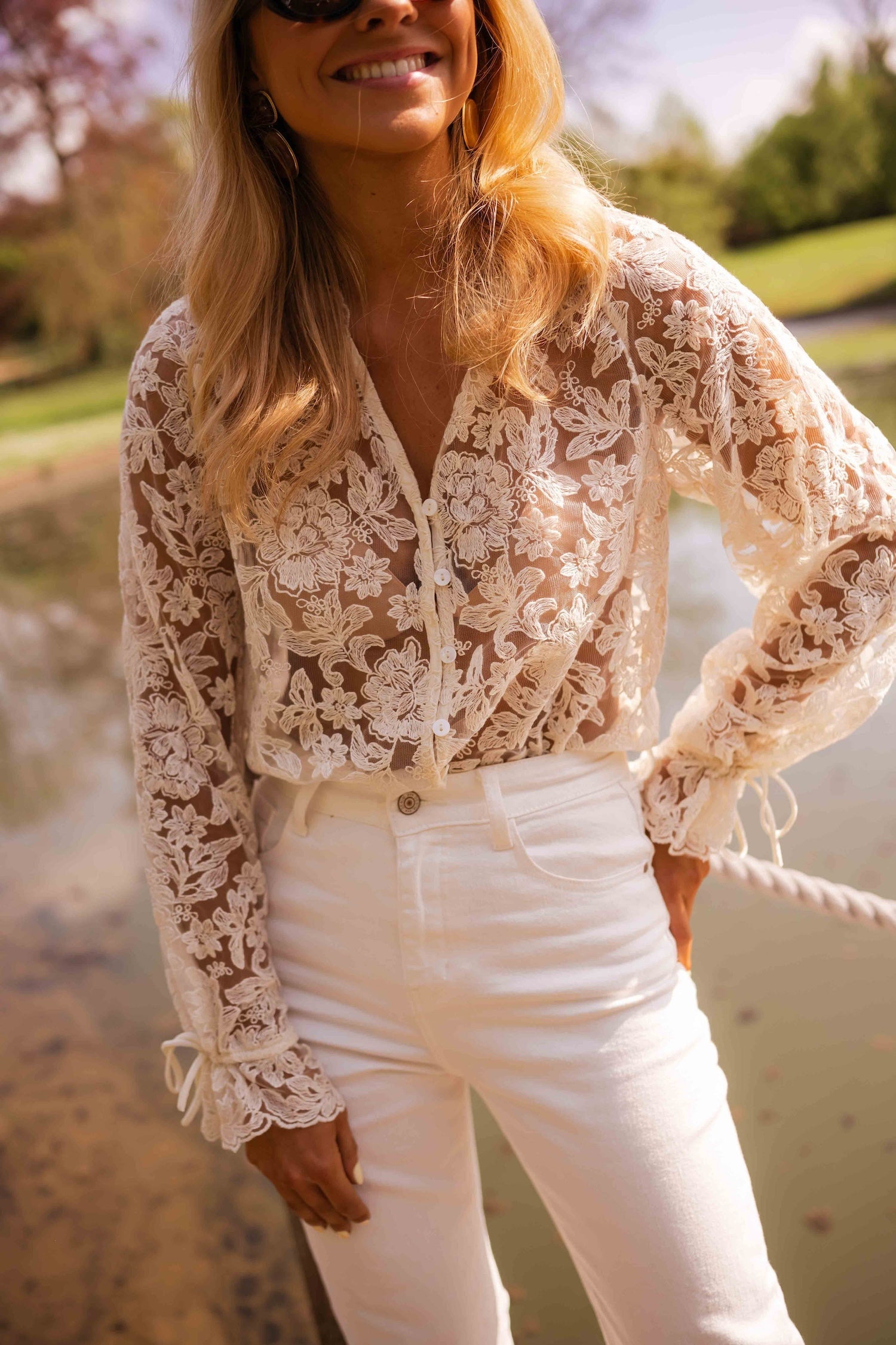 Chemisier Dalia écru