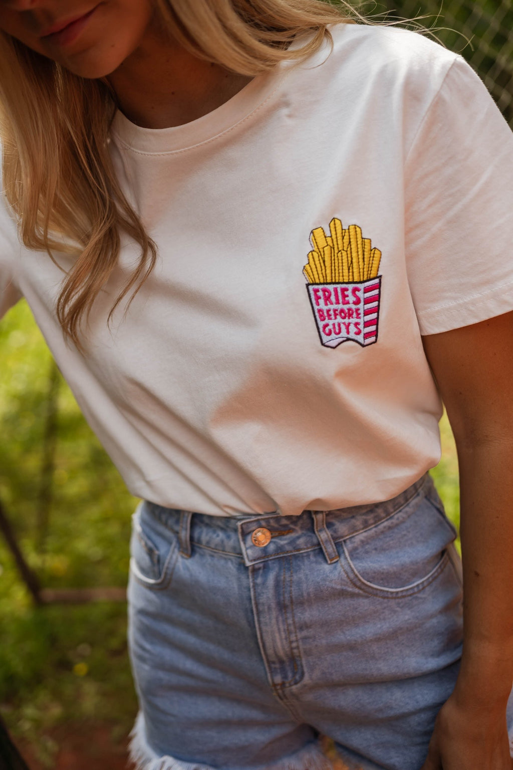 T-shirt Frites écru