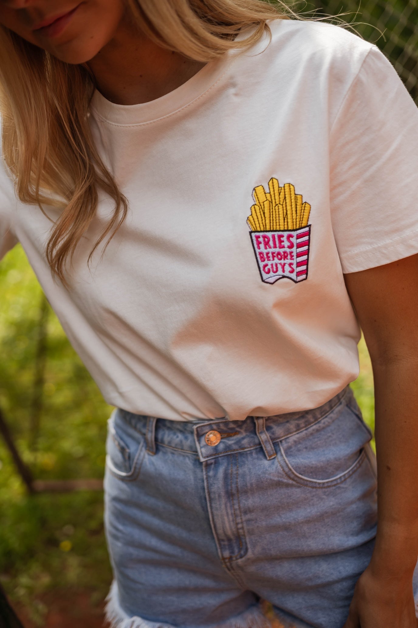 T-shirt Frites écru