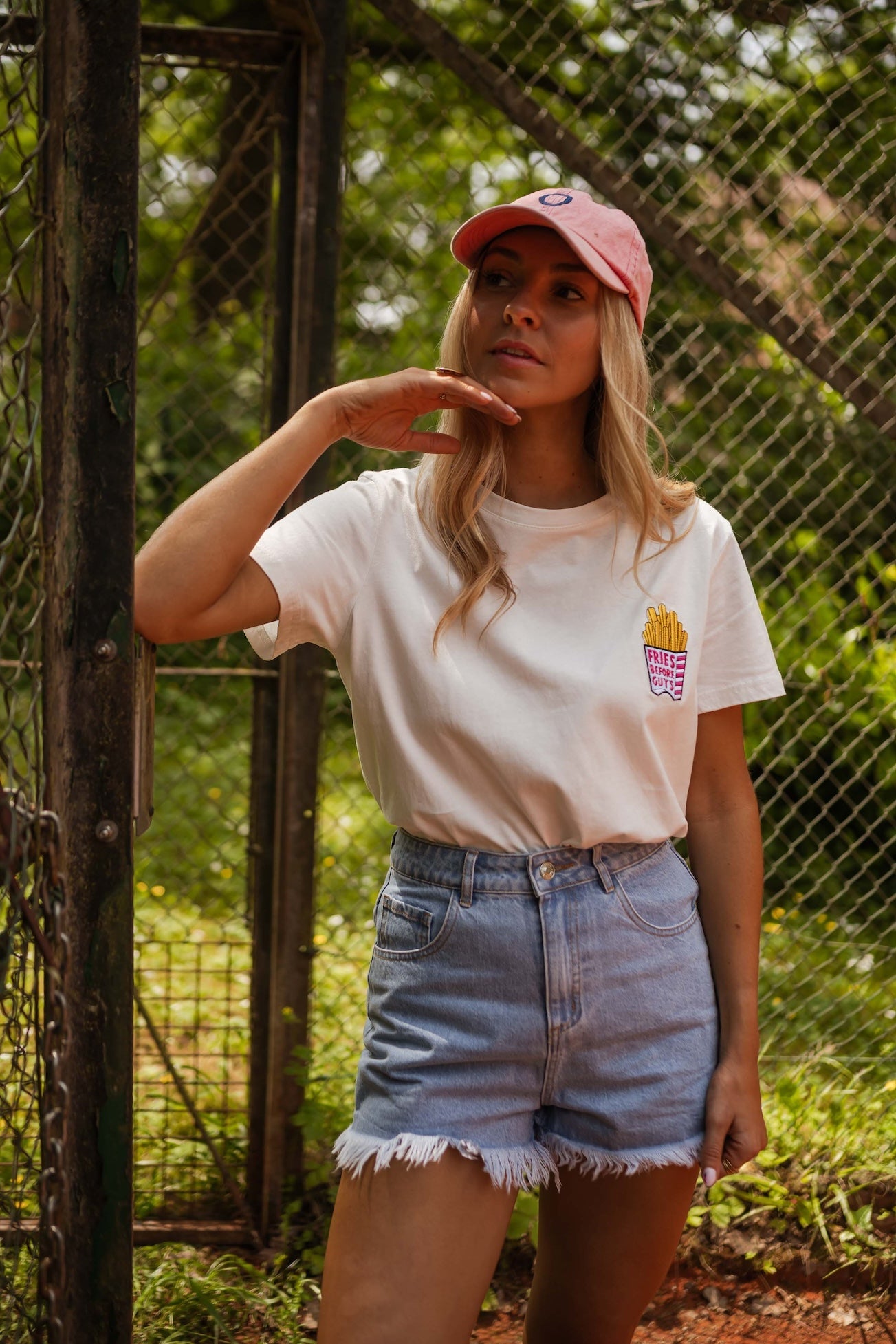 T-shirt Frites écru