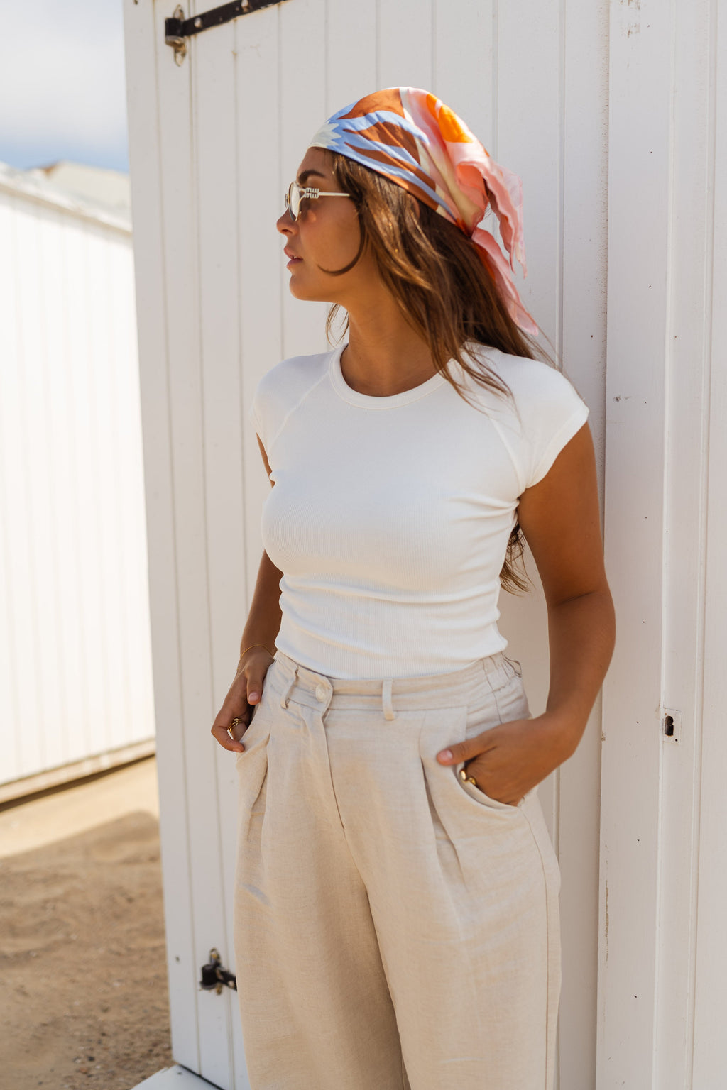 T-shirt écru Jennah