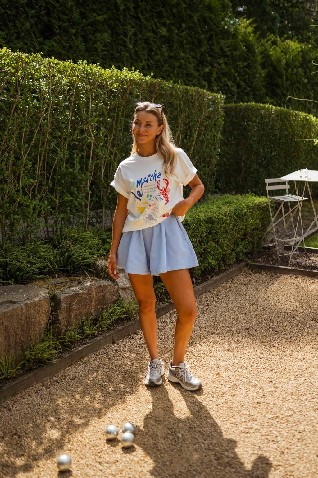 T-shirt écru Marche