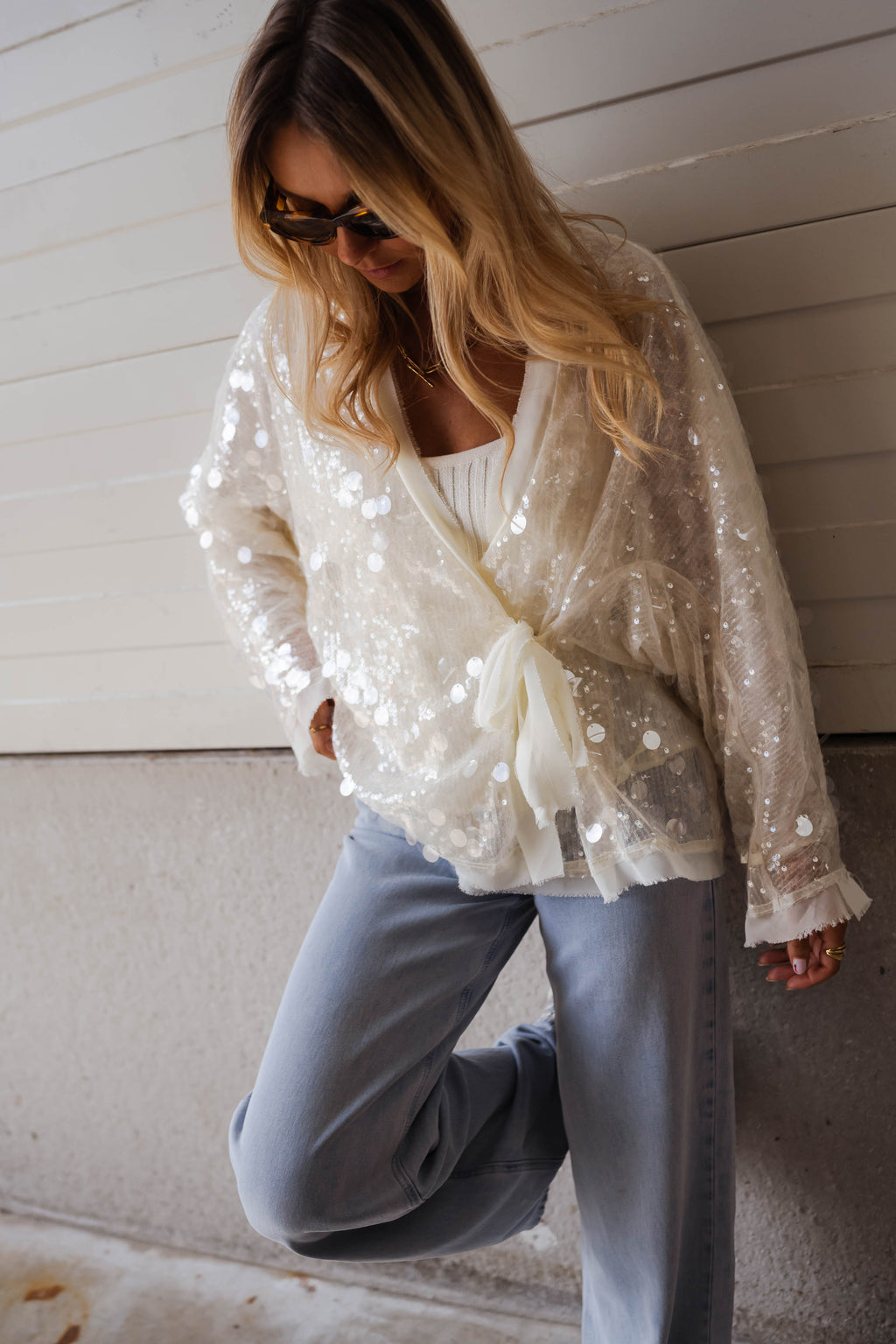 Cardigan Hannah écru