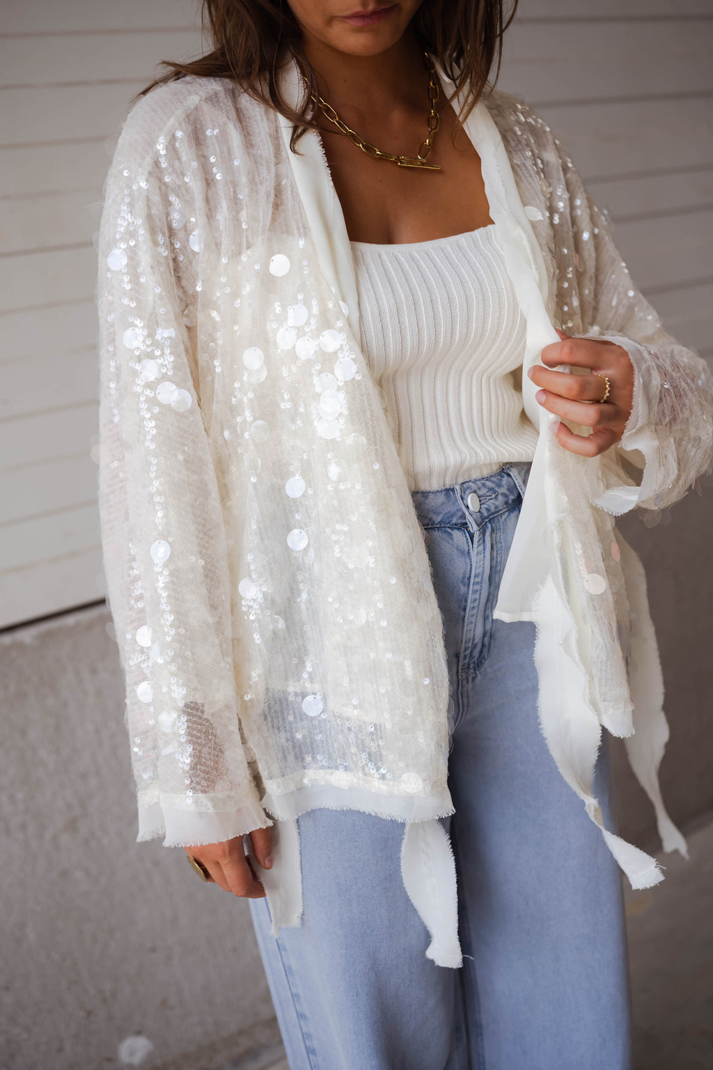 Cardigan Hannah écru