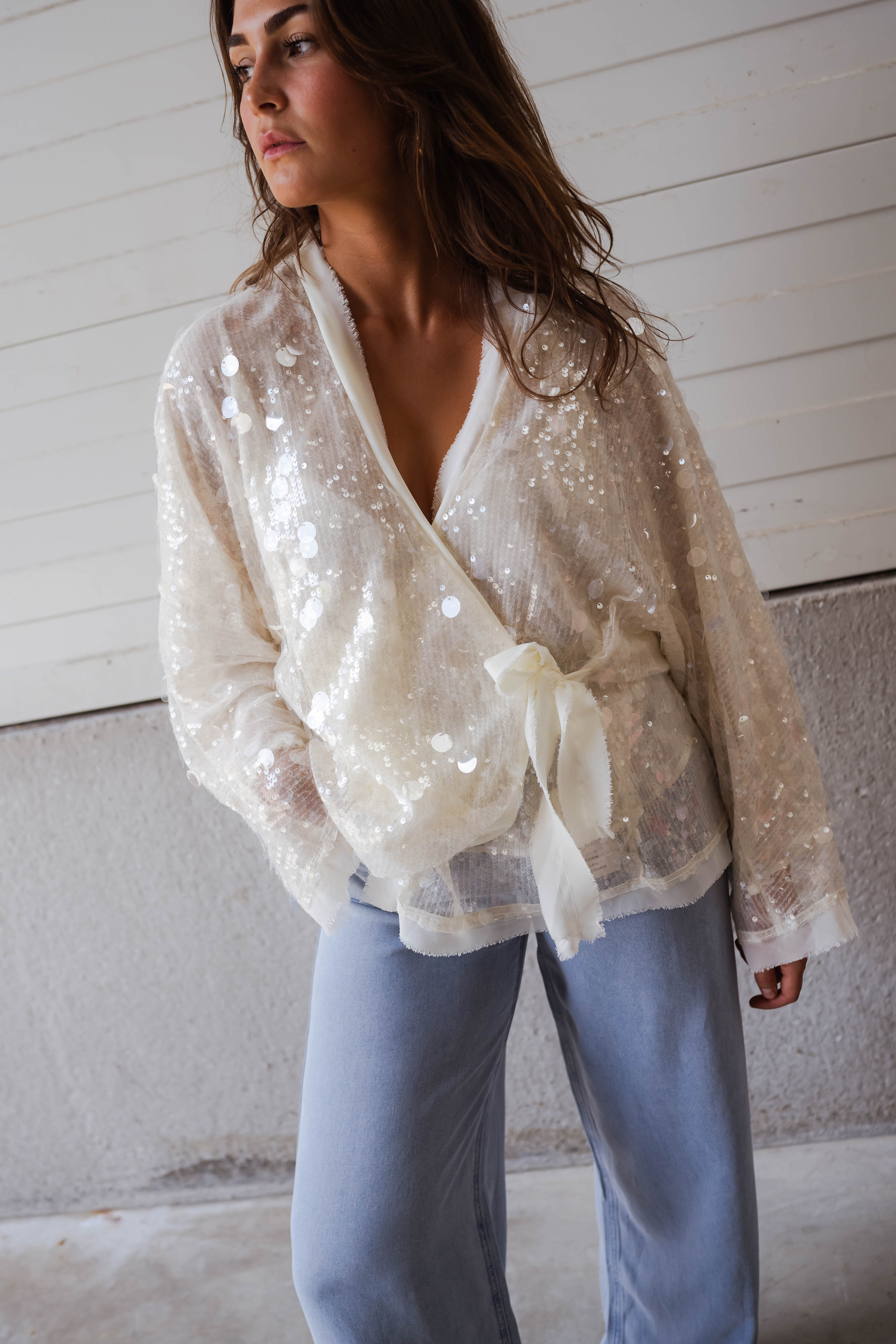 Cardigan Hannah écru