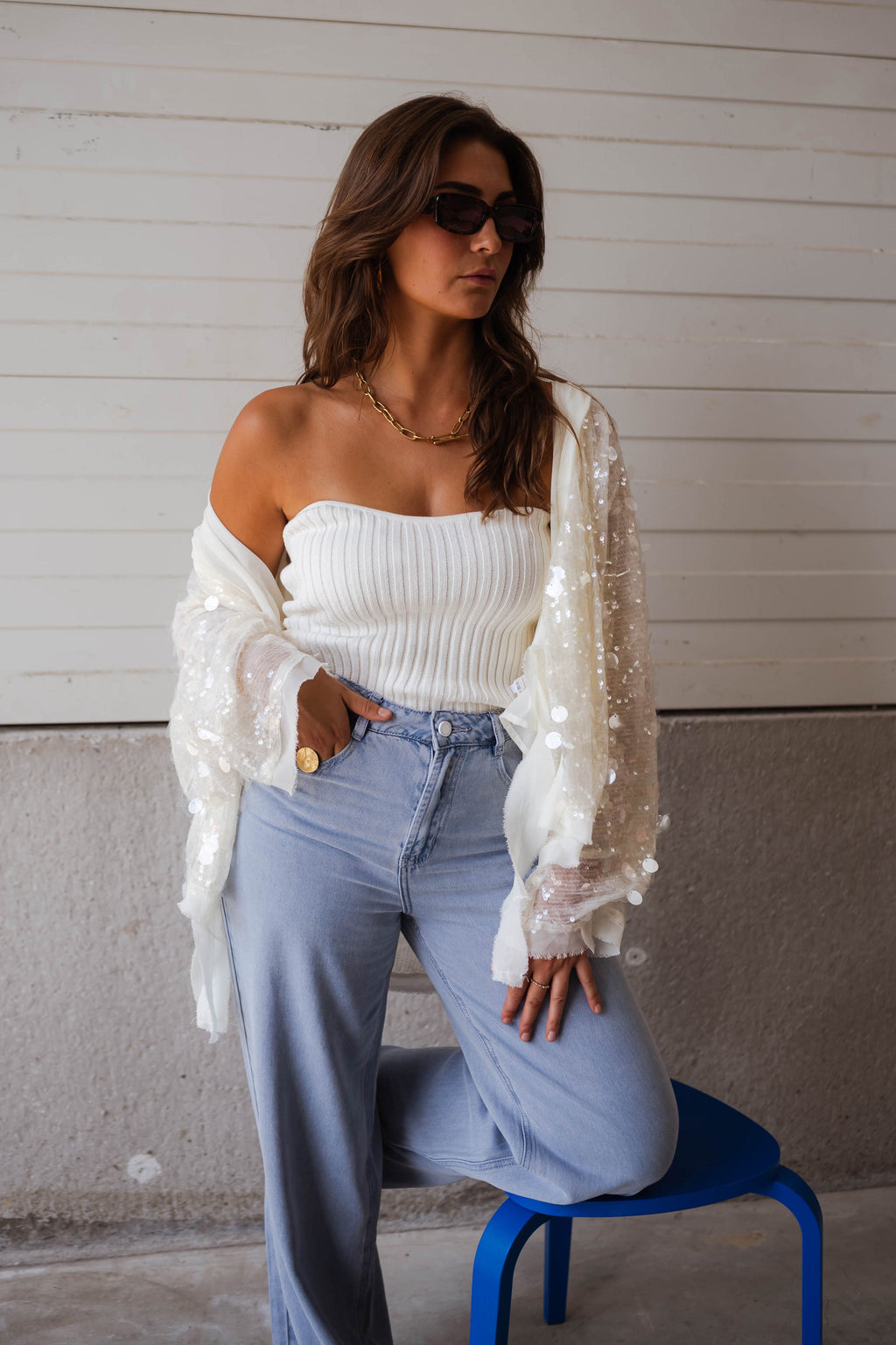 Cardigan Hannah écru
