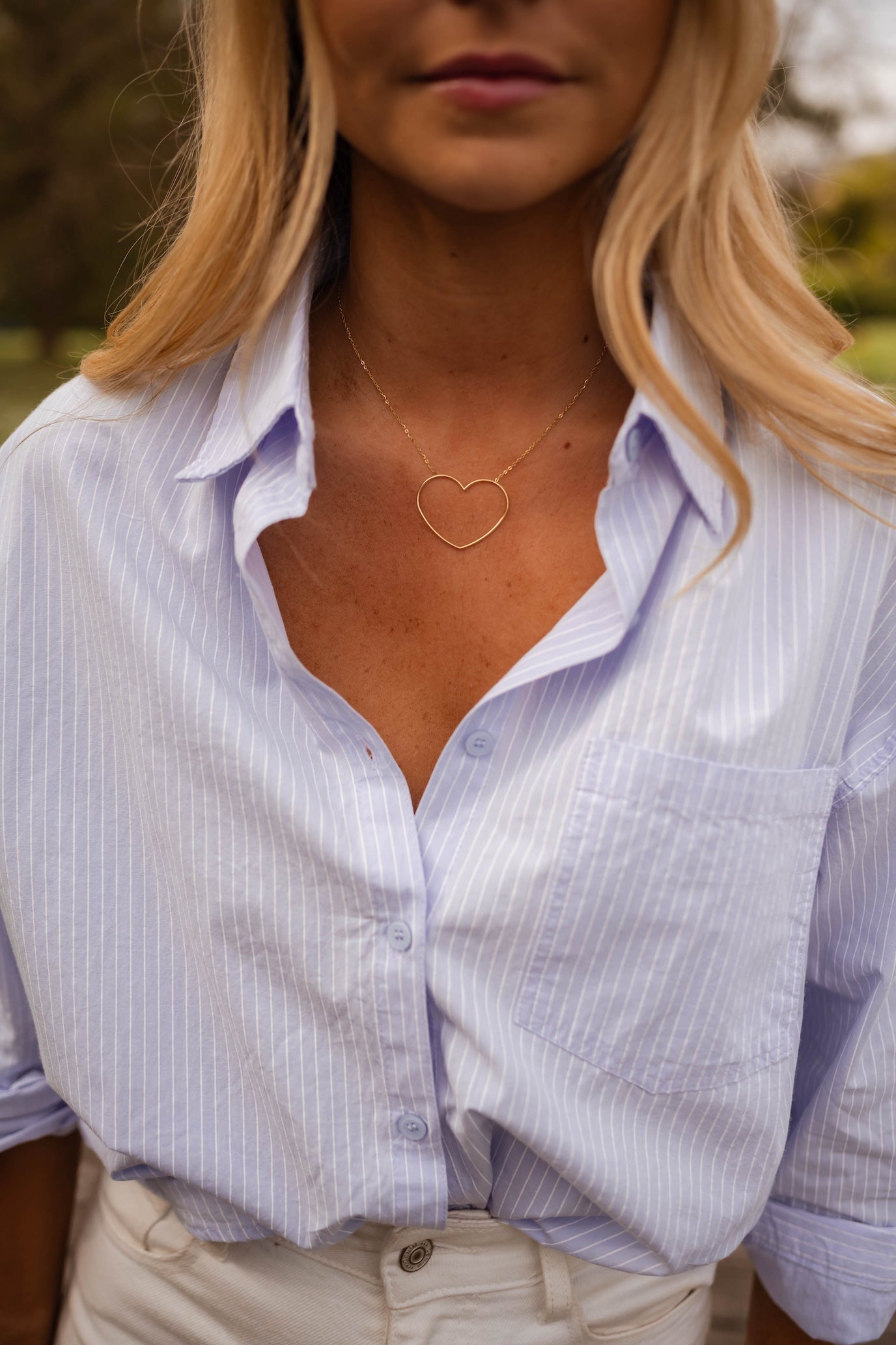 Collier Coeur Doré