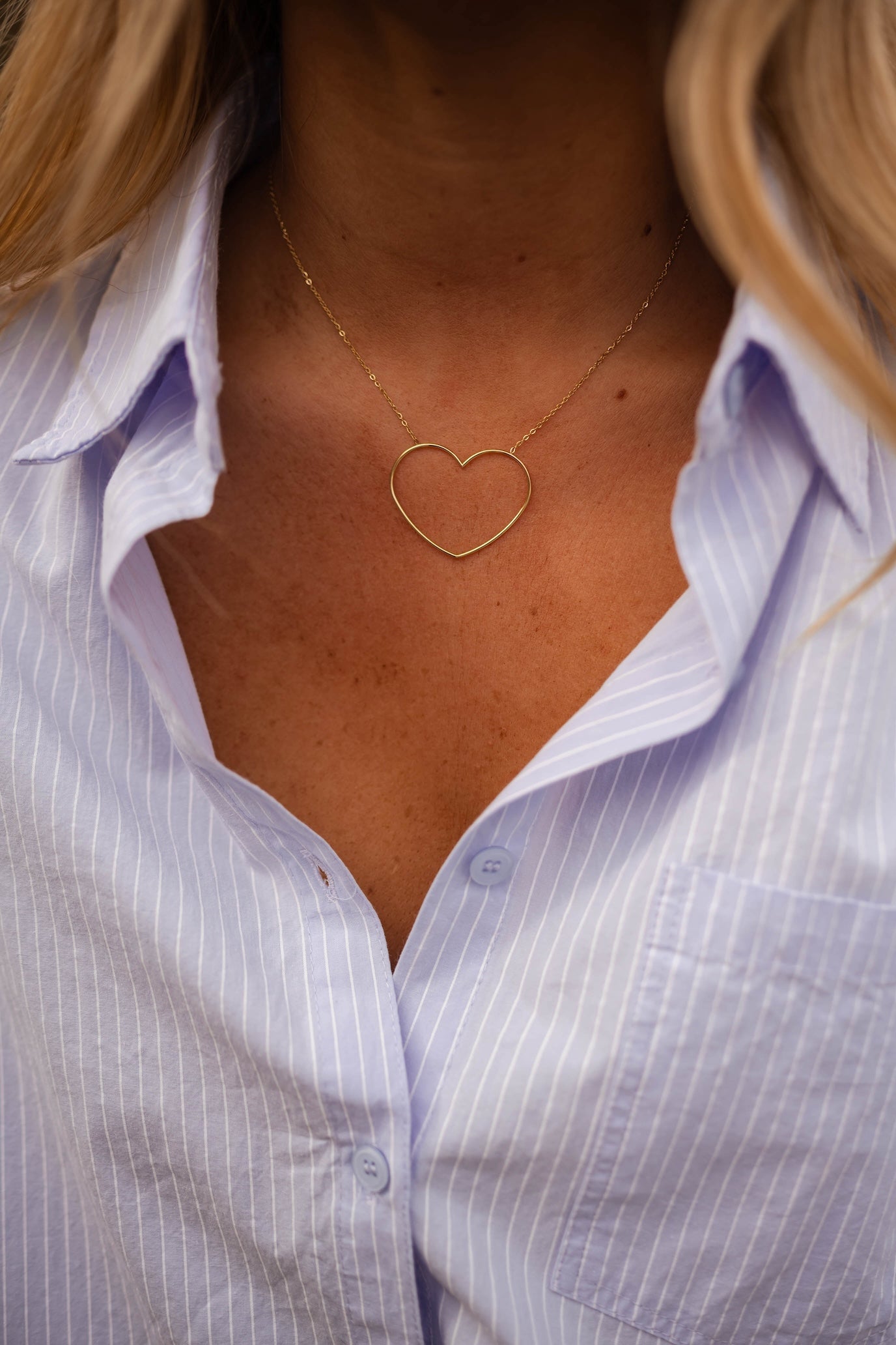Collier Coeur Doré