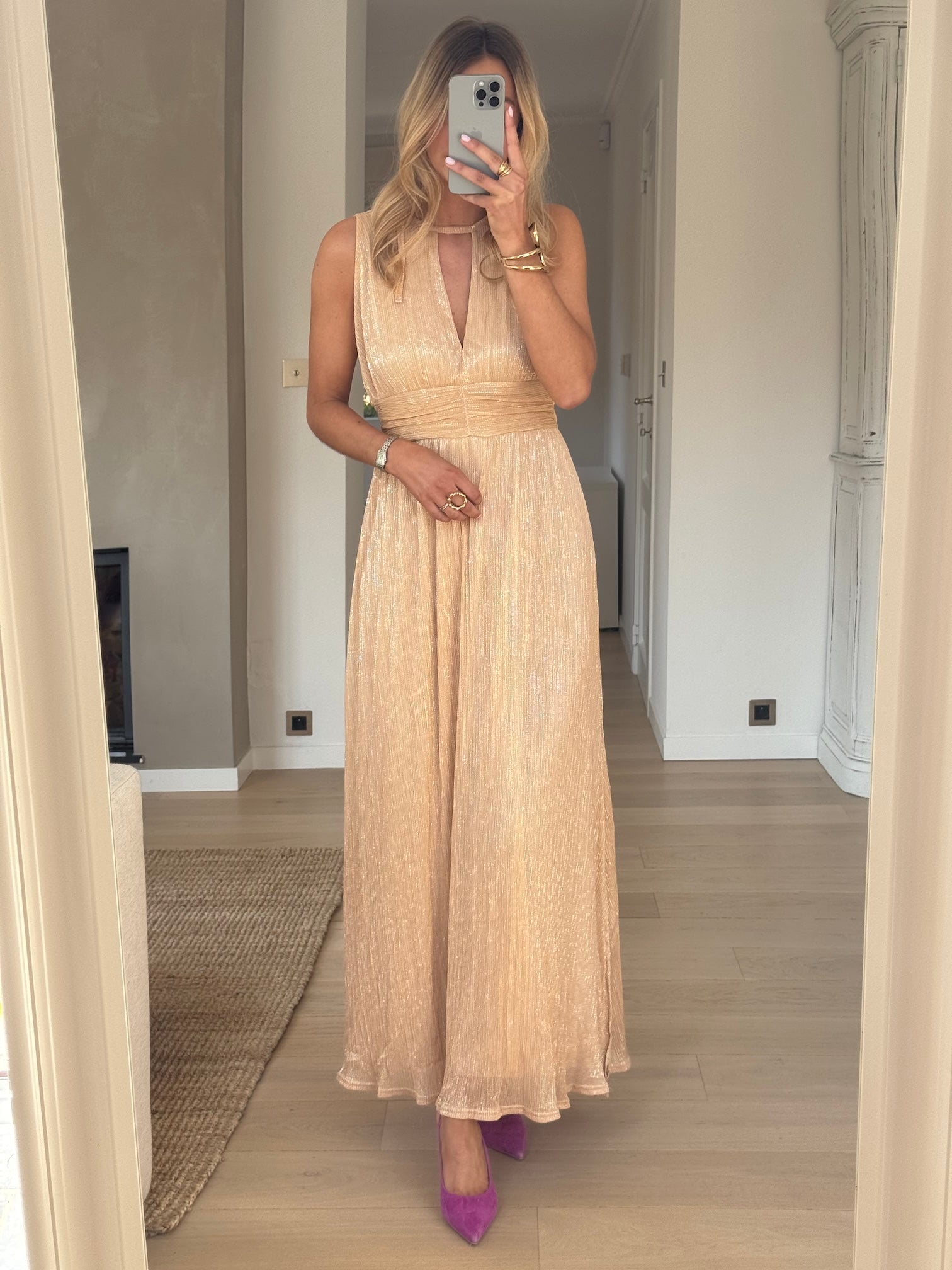 Robe Cloe dorée