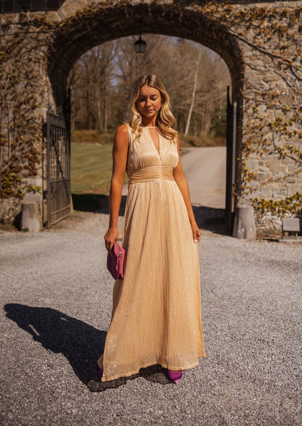 Robe Cloe dorée