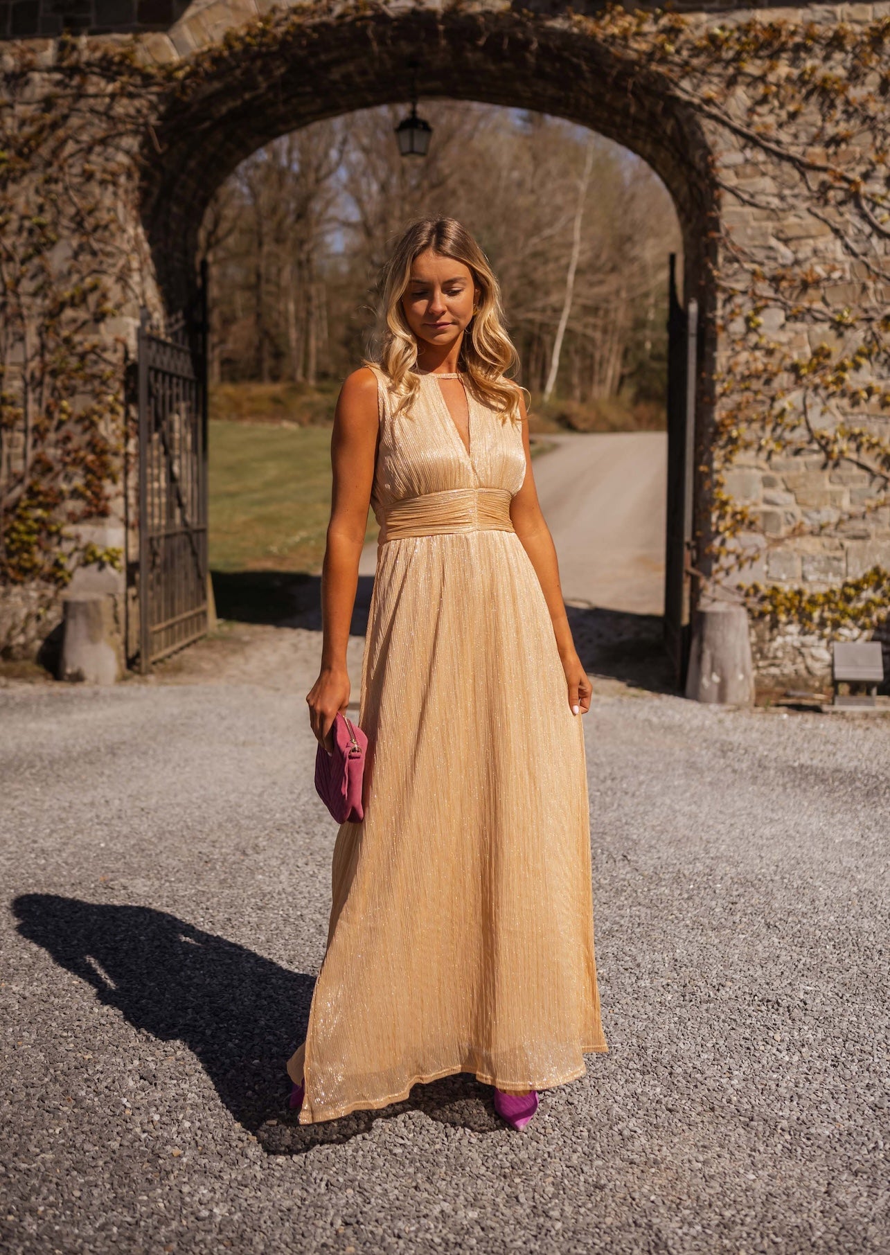 Robe Cloe dorée
