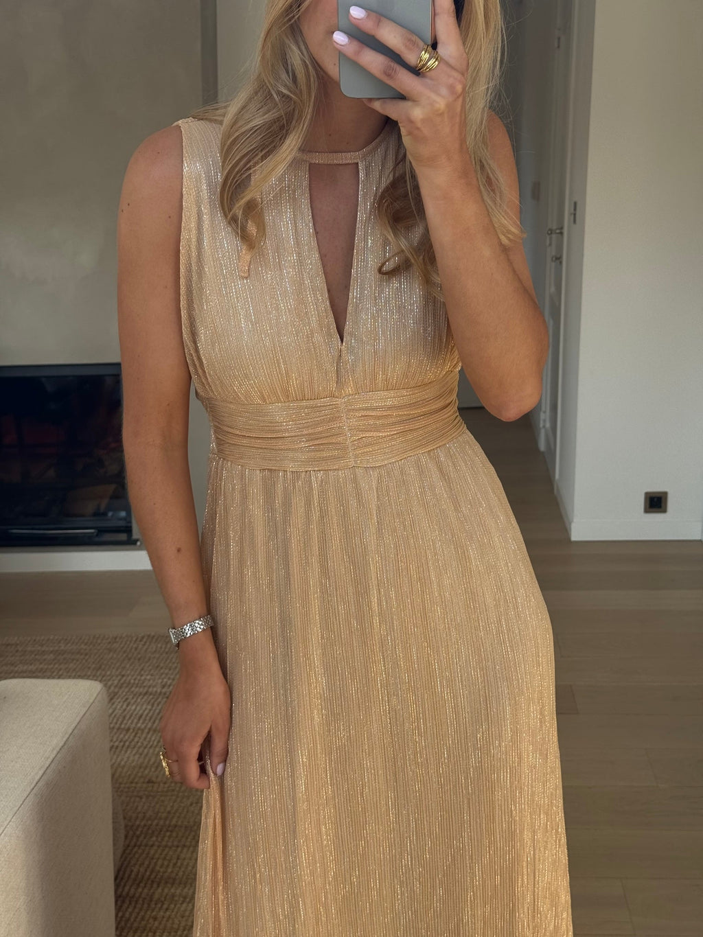 Robe Cloe dorée