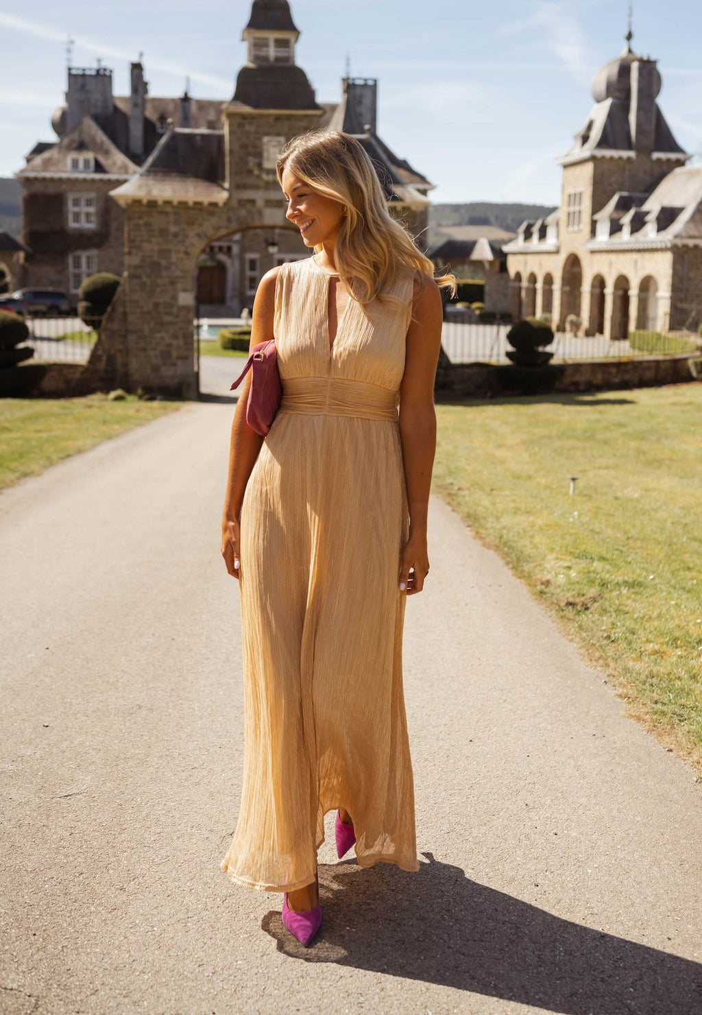Robe Cloe dorée