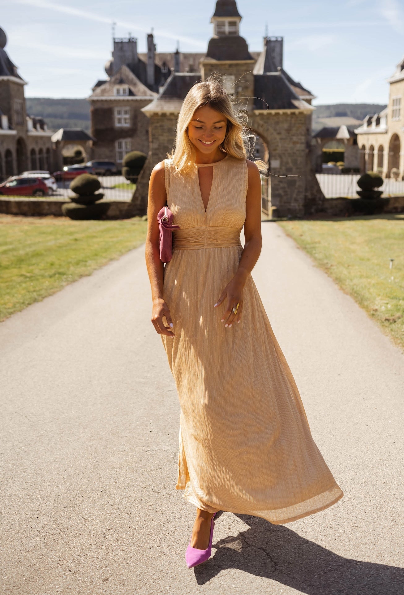 Robe Cloe dorée