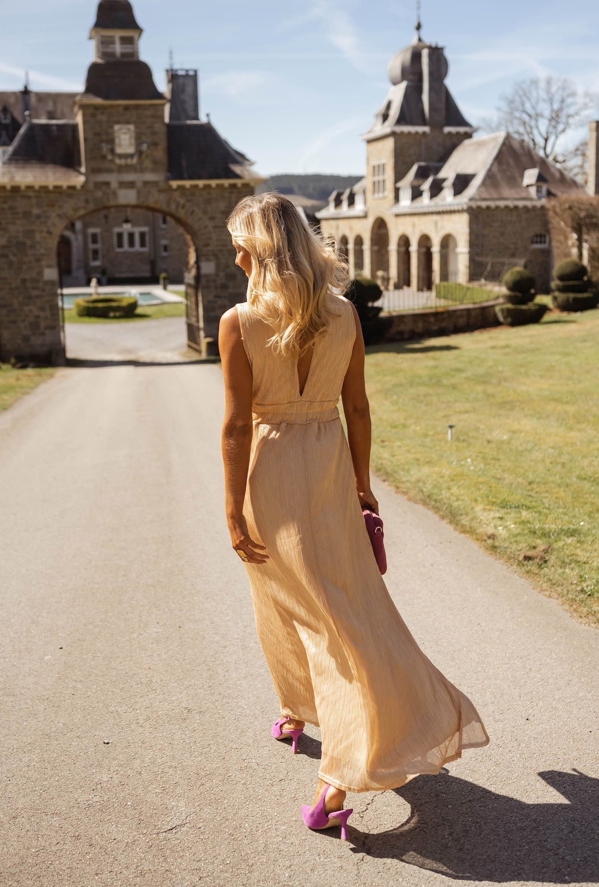 Robe Cloe dorée