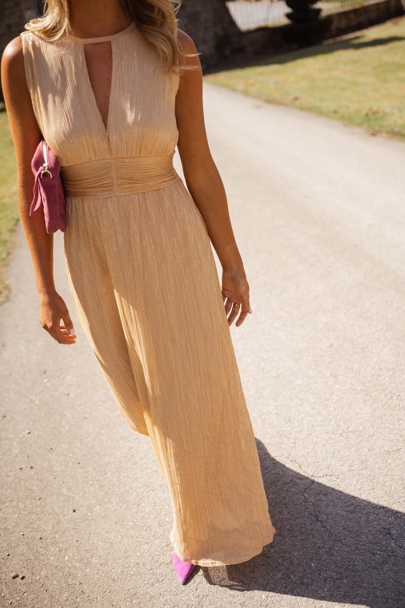Robe Cloe dorée