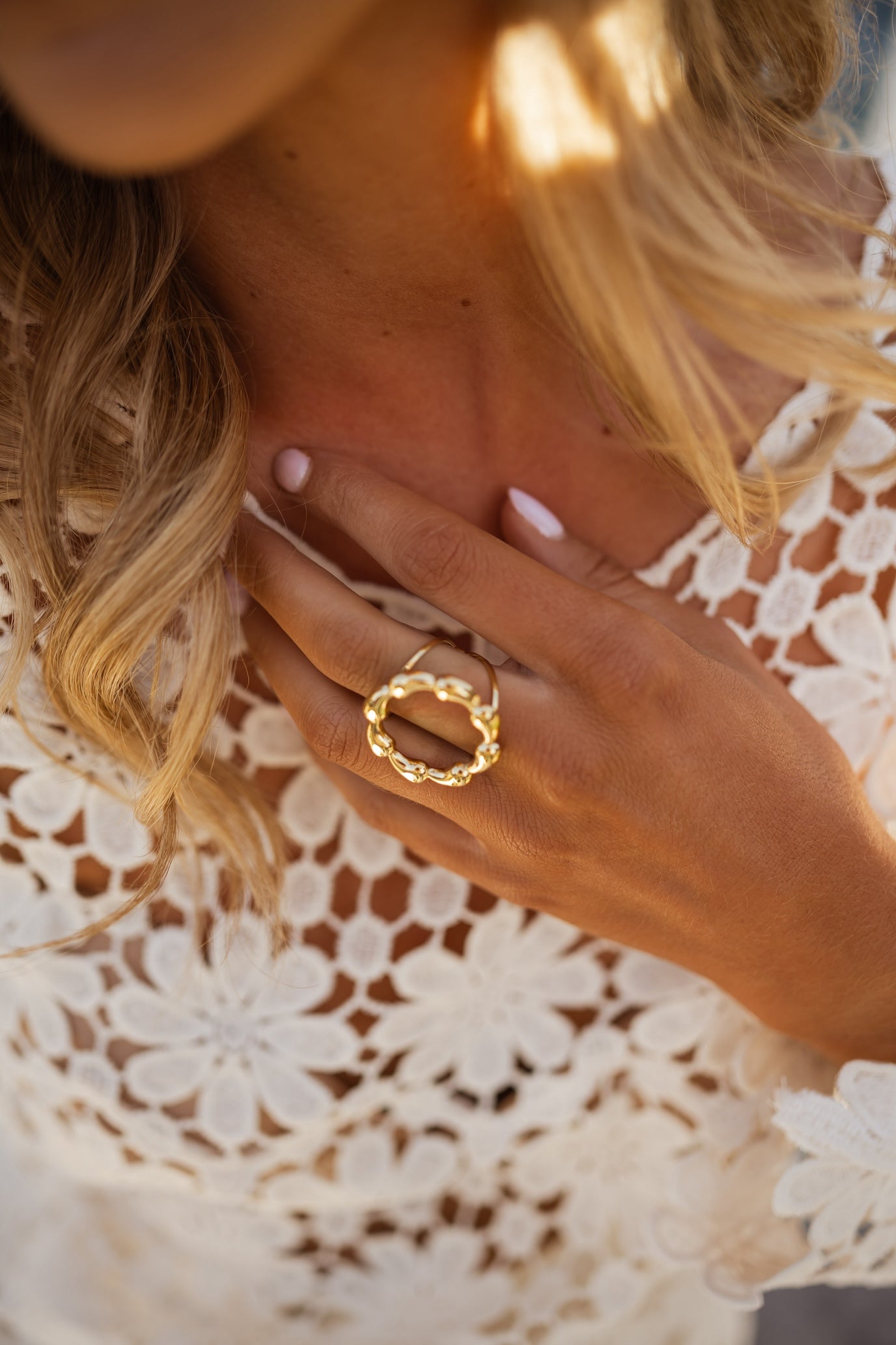 Bague Evely dorée