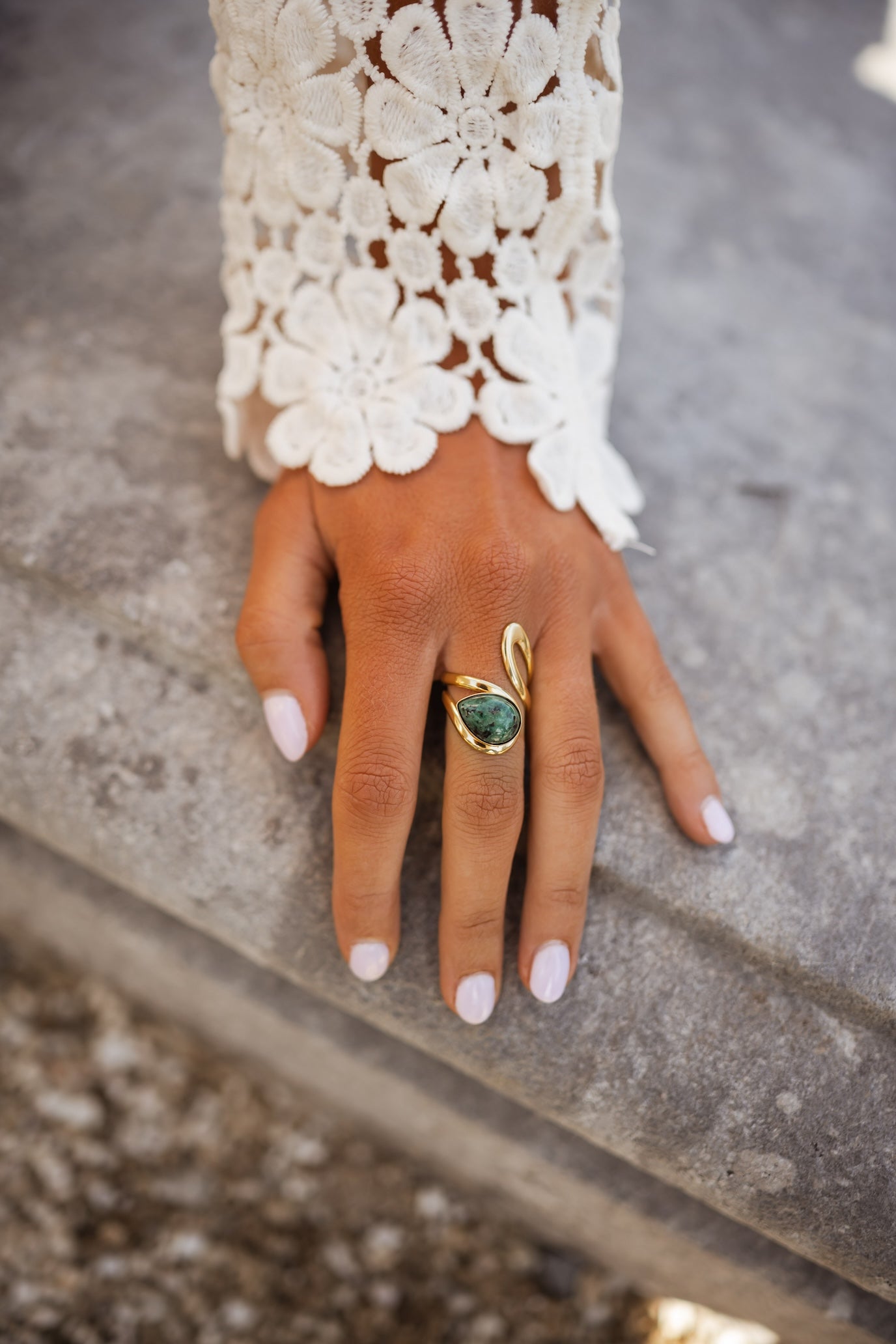Bague Okana dorée
