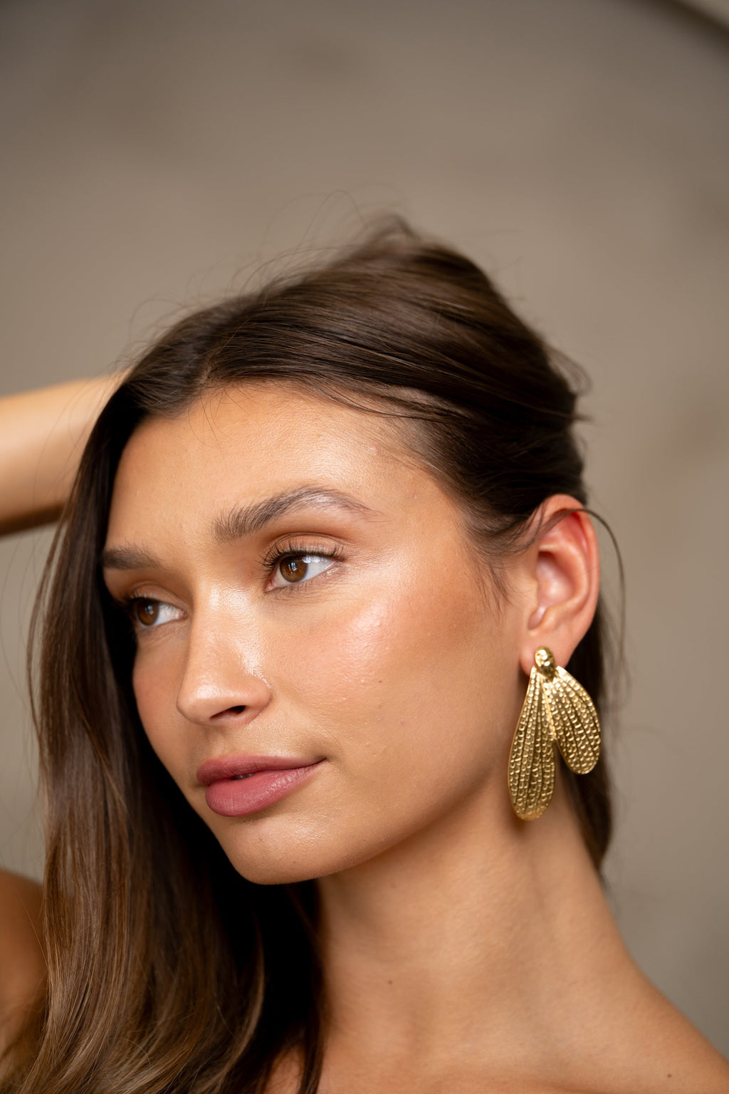 Boucles d'oreilles Hymo dorées