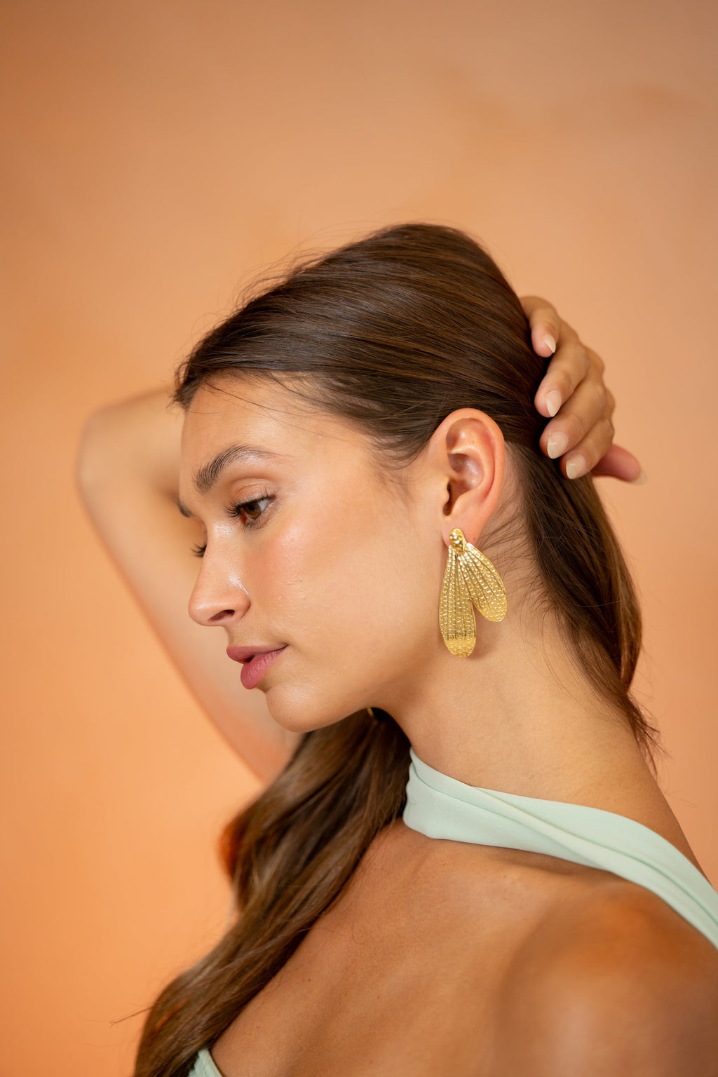 Boucles d'oreilles Hymo dorées
