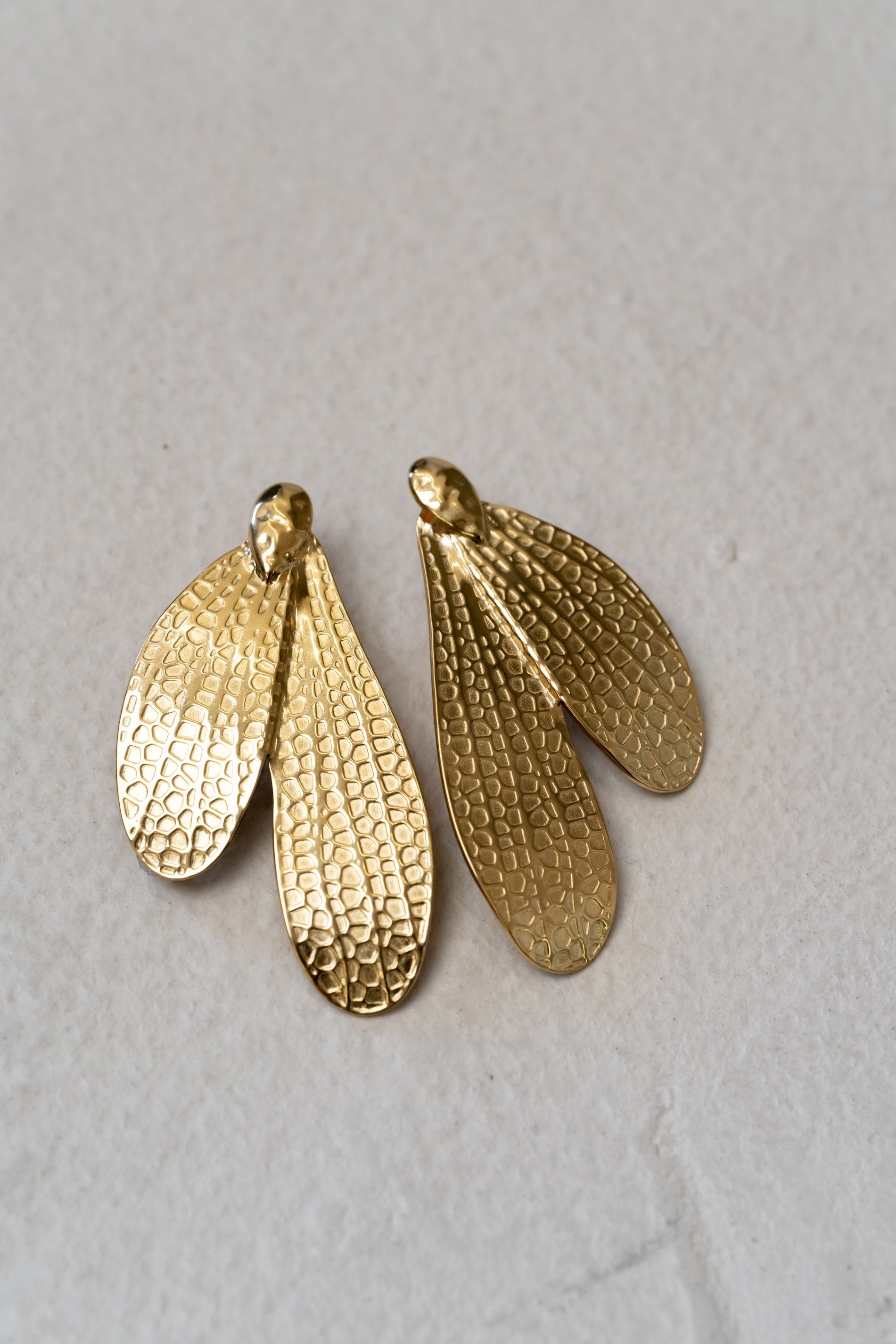 Boucles d'oreilles Hymo dorées